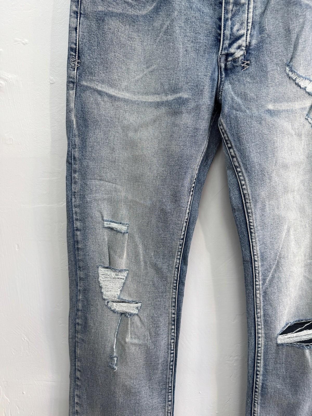 Ksubi new Ksubi mens denim jeans light blue trashed 32 Size US 32 / EU 48 - 4 Thumbnail