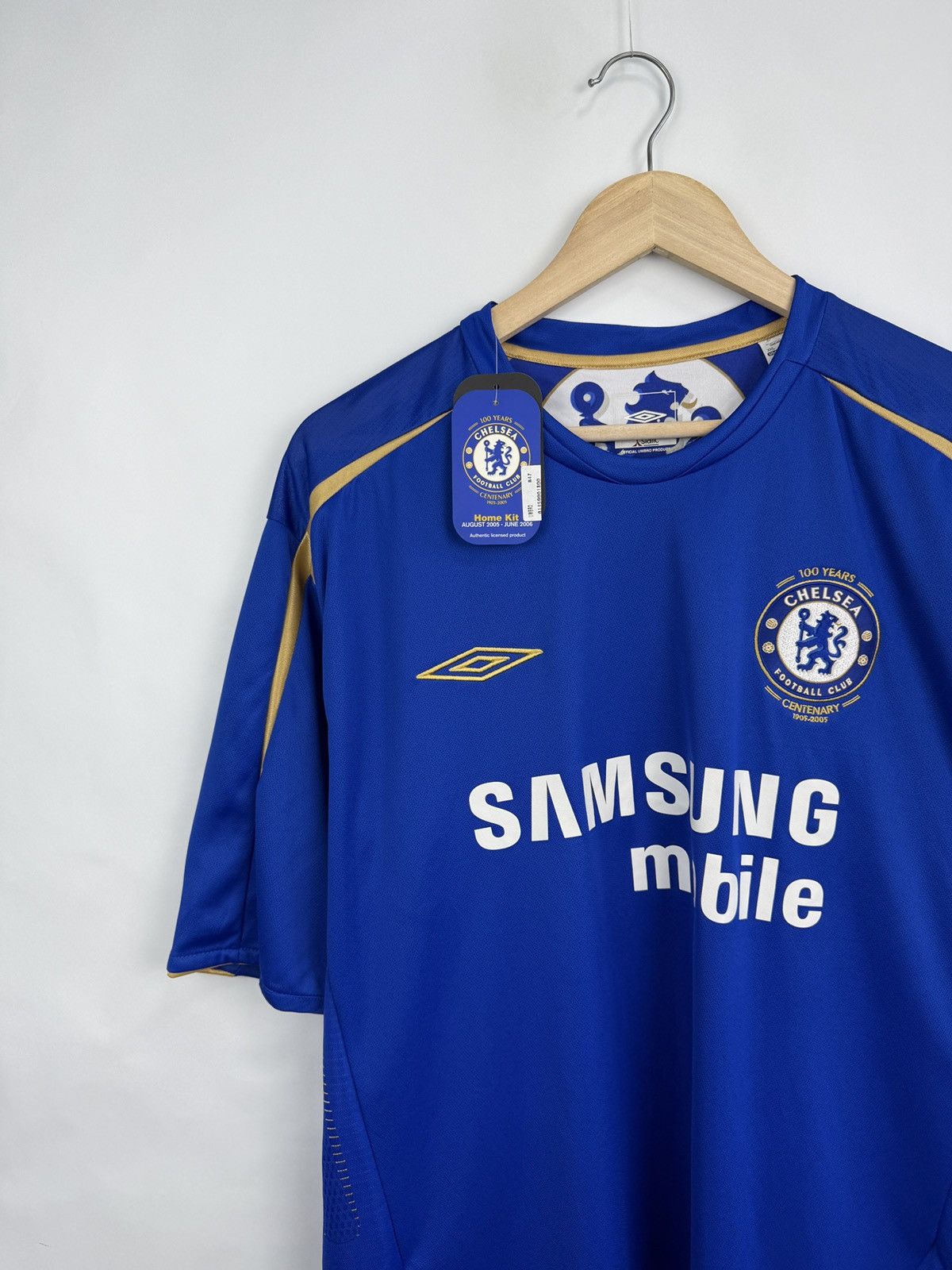 Umbro ❗️NWT 🇬🇧 Vintage 2005 Chelsea Umbro 100 Years Jersey Samsung Size US XXL / EU 58 / 5 - 3 Thumbnail