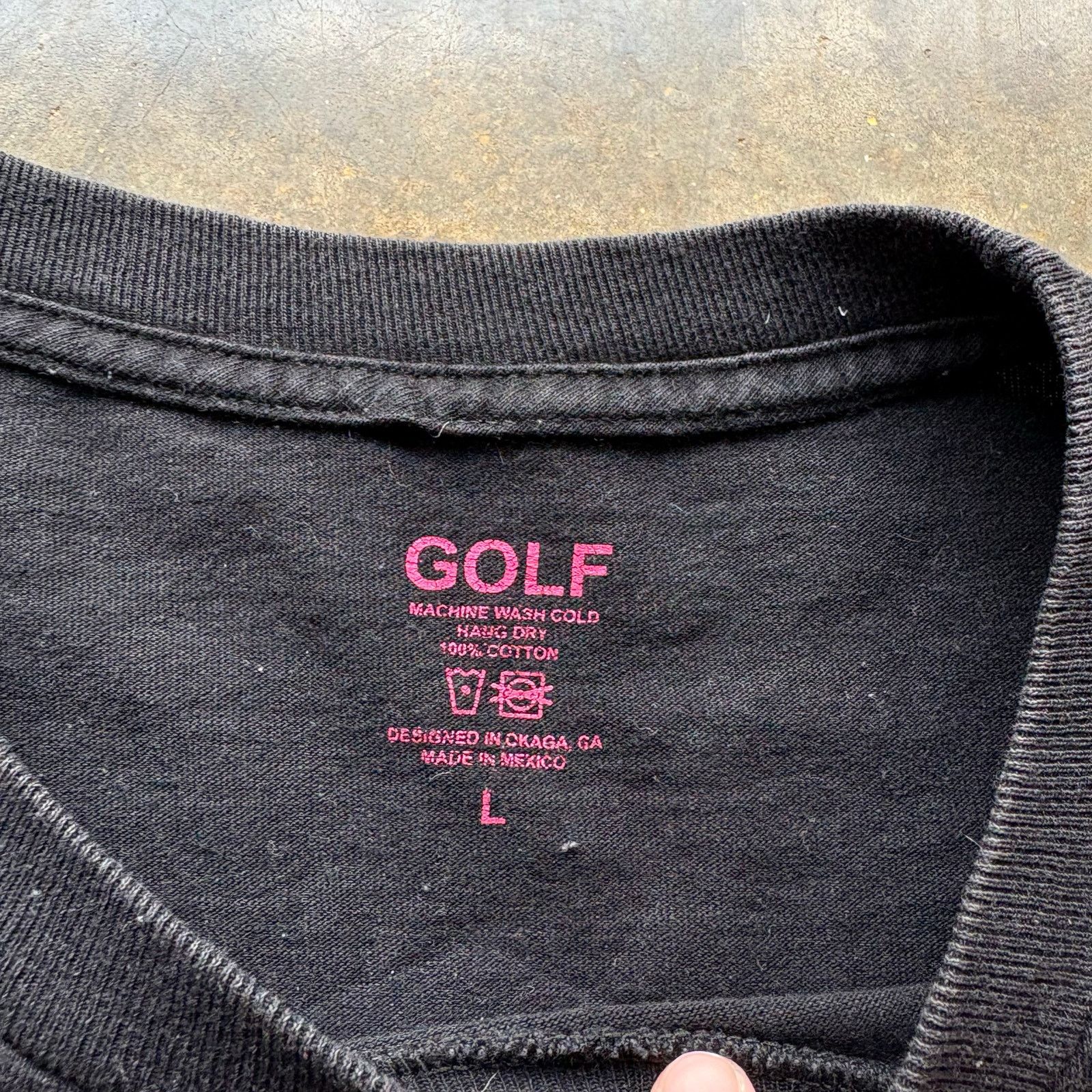Golf Wang Black Y2K Golf Wang Parody Graphic T-shirt Size US L / EU 52-54 / 3 - 3 Thumbnail