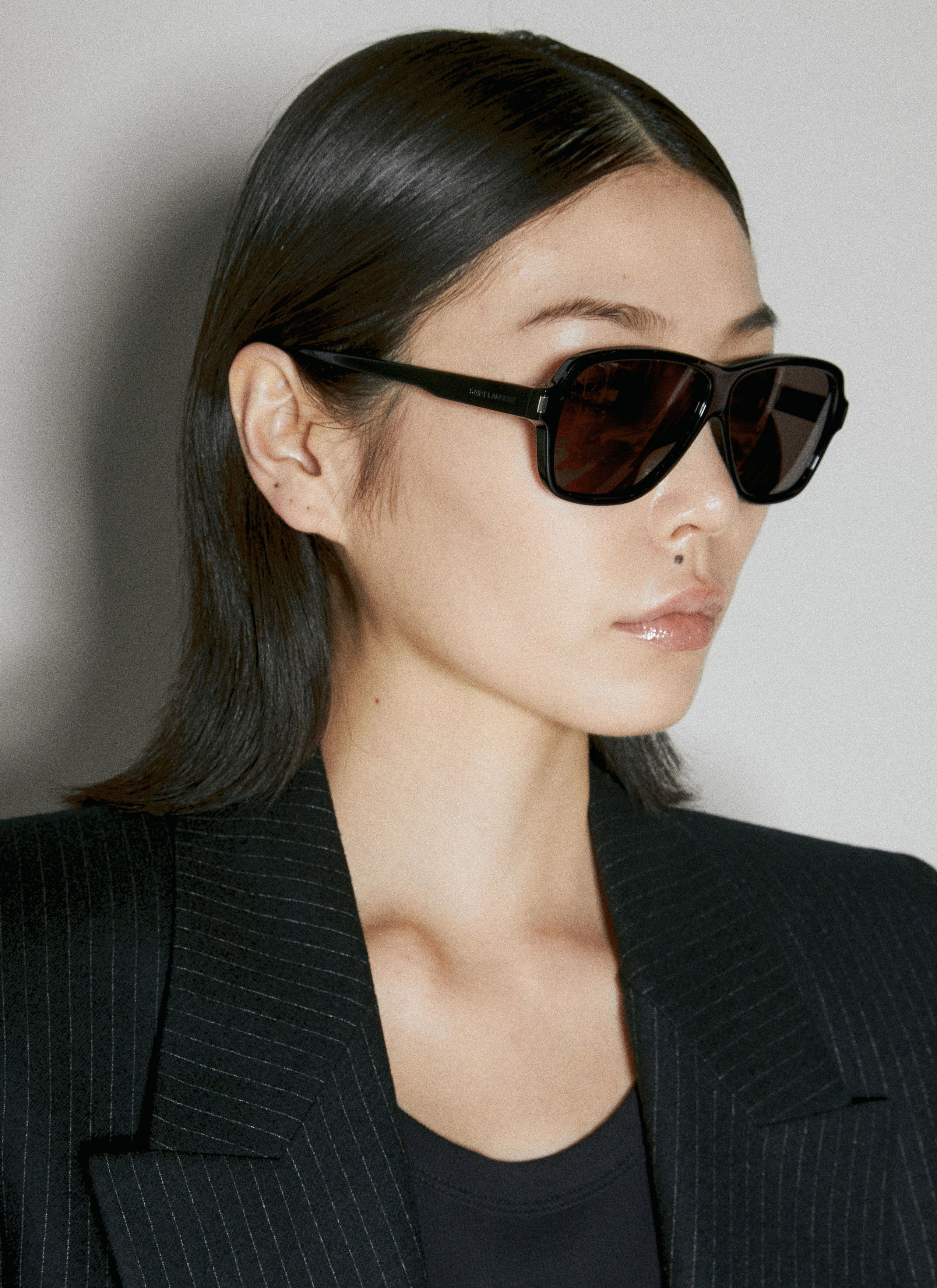 Saint Laurent Paris Saint Laurent SL 906 Carolyn Sunglasses - Black Acetate Size ONE SIZE - 15 Thumbnail