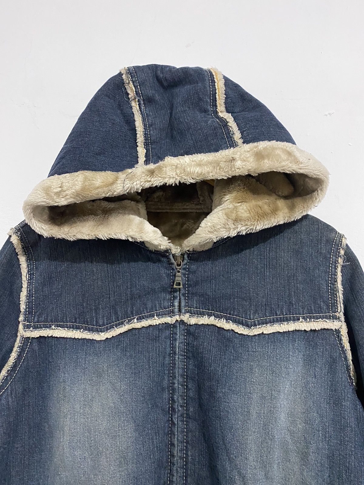 If Six Was Nine × Japanese Brand × Le Grande Bleu (L.G.B.) 💸BINDINGOFFER💸Edwin Denim Jacket styled Fur Ifsixwasnine Size US L / EU 52-54 / 3 - 4 Thumbnail