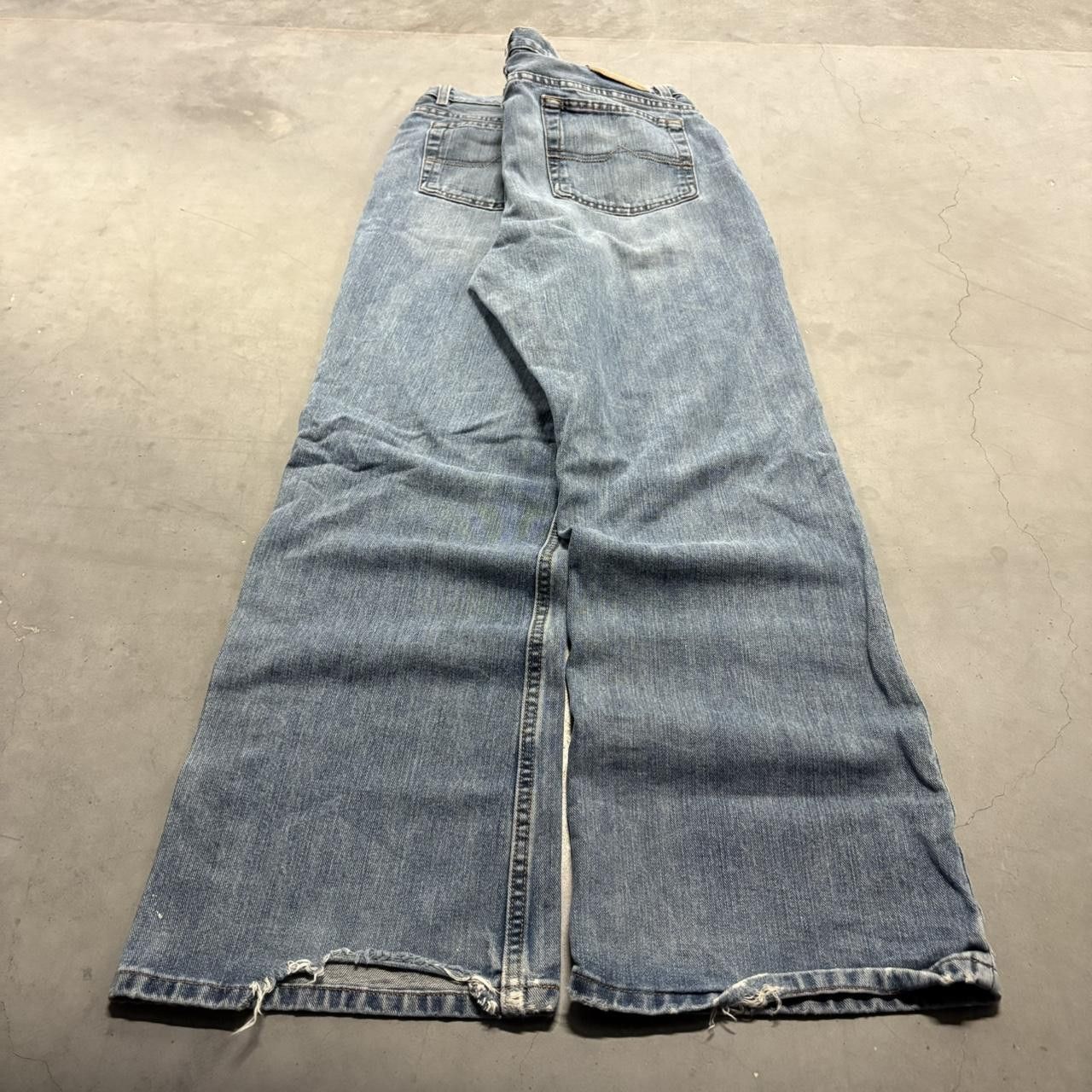 Vintage Crazy Vintage Y2K/2000s Baggy Wideleg Medium Blue Wash Skater Style Denim Jeans! Size US 36 / EU 52 - 6 Thumbnail