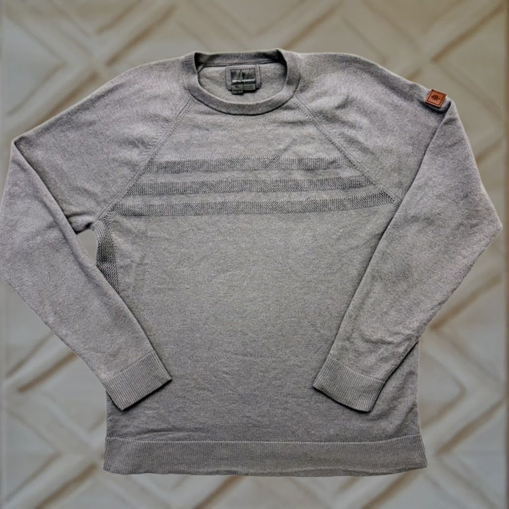 Royal Robbins Royal Robbins Ventour Sweater Men's XL Gray Merino Wool Crewneck Pullover Knit Wool Shirt? Size US XL / EU 56 / 4 - 1 Thumbnail