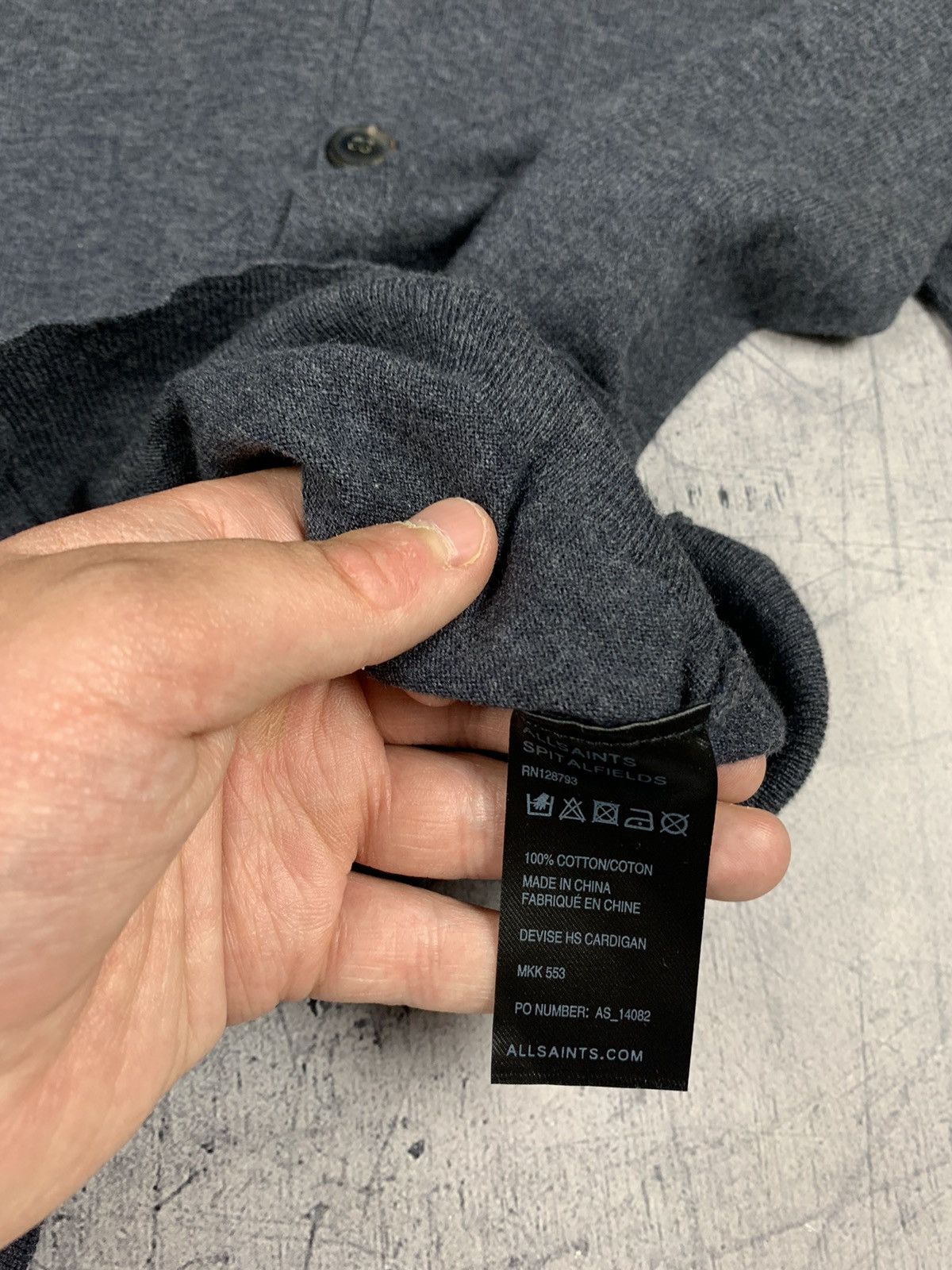 Allsaints × Designer Allsaints Devise HS Cardigan luxury streetwear casual Size US M / EU 48-50 / 2 - 7 Thumbnail