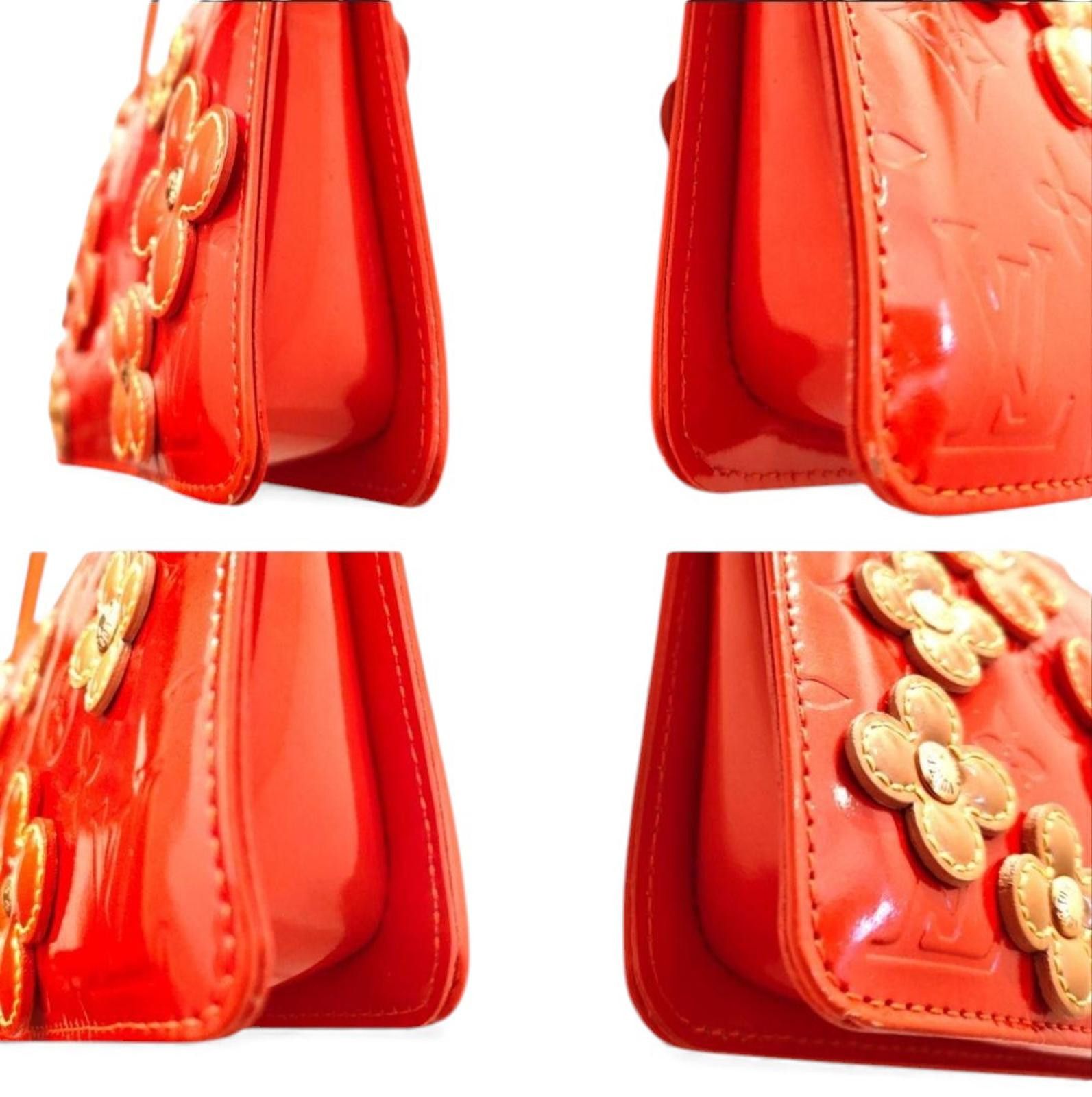 Louis Vuitton Louis Vuitton - Orange Vernis Accessory Pouch Size ONE SIZE - 7 Thumbnail