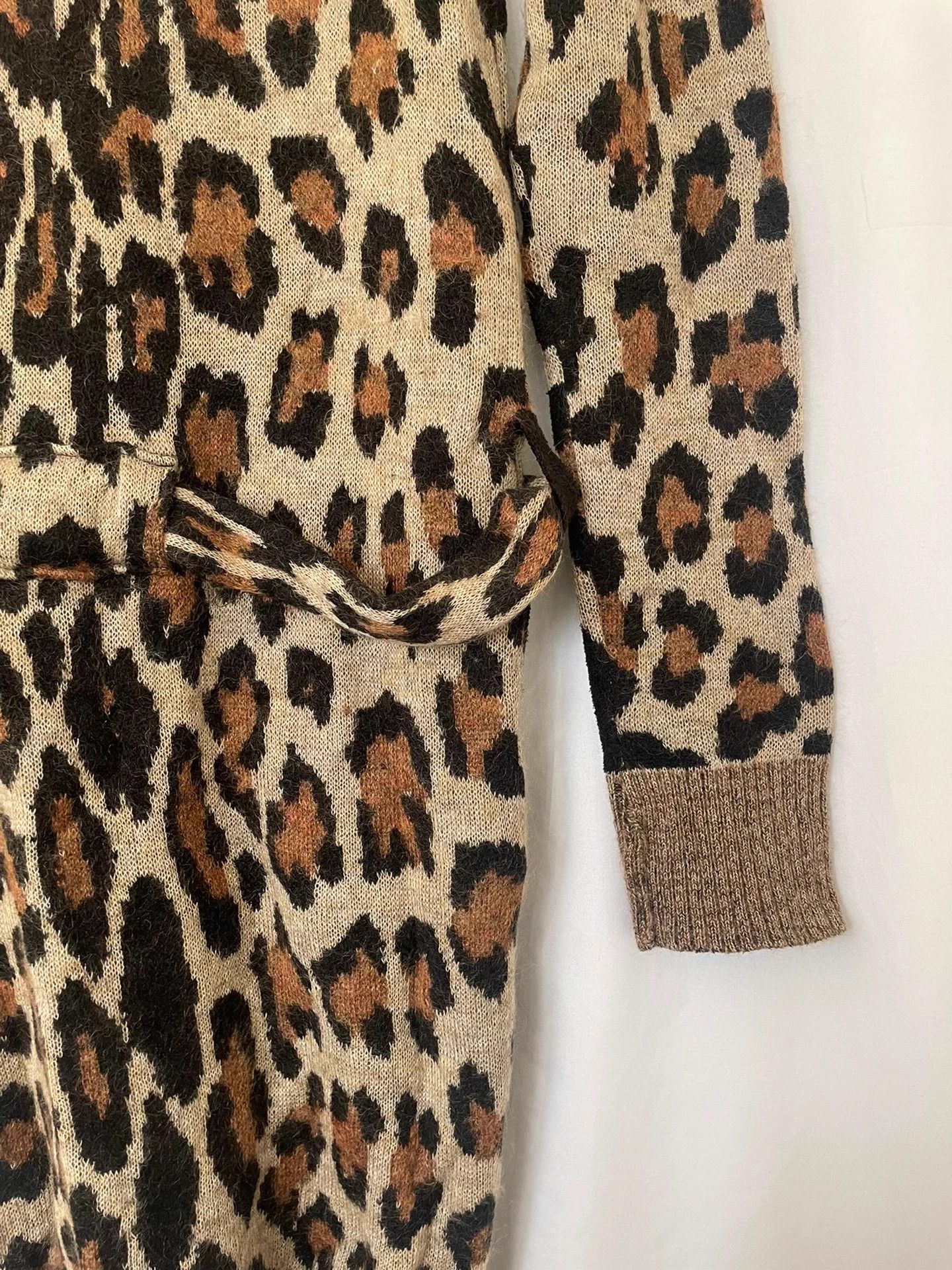 Yohji Yamamoto Yohji Yamamoto Pour Homme 13aw Leopard Knit Cardigan Size US M / EU 48-50 / 2 - 5 Thumbnail