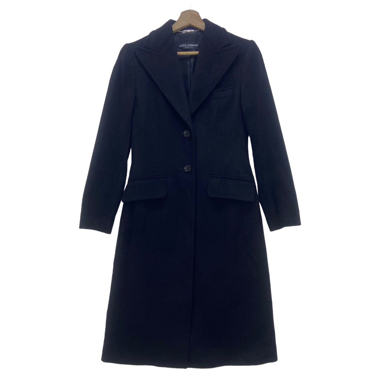 Dolce & Gabbana Dolce & Gabbana Cashmere Laine Wool Overcoat Size XS / US 0-2 / IT 36-38 - 2 Thumbnail