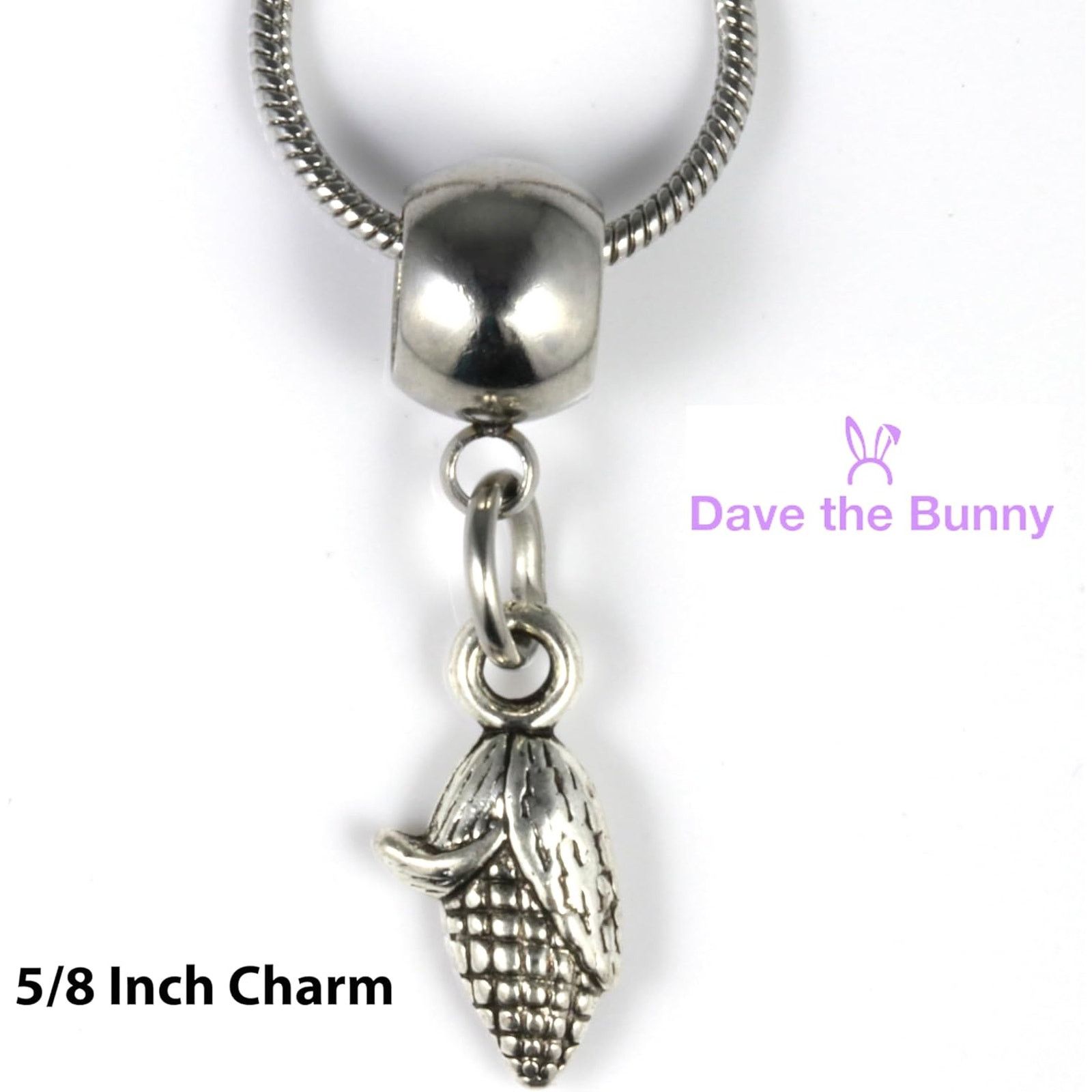 & Other Stories Corn on the Cob Food Necklace - Stainless Steel Chain Size ONE SIZE - 2 Thumbnail