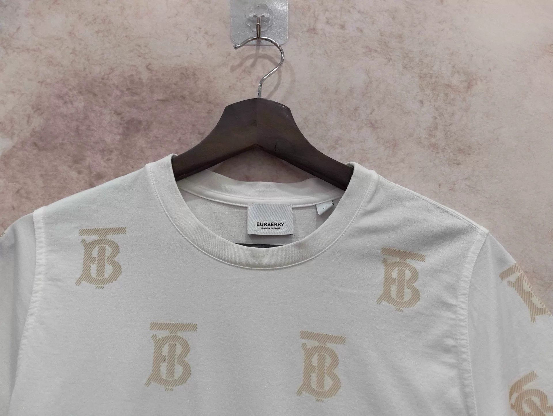 Burberry Burberry Monogram Cotton Short Sleeve T-Shirt XS 95New Size XS / US 0-2 / IT 36-38 - 3 Thumbnail