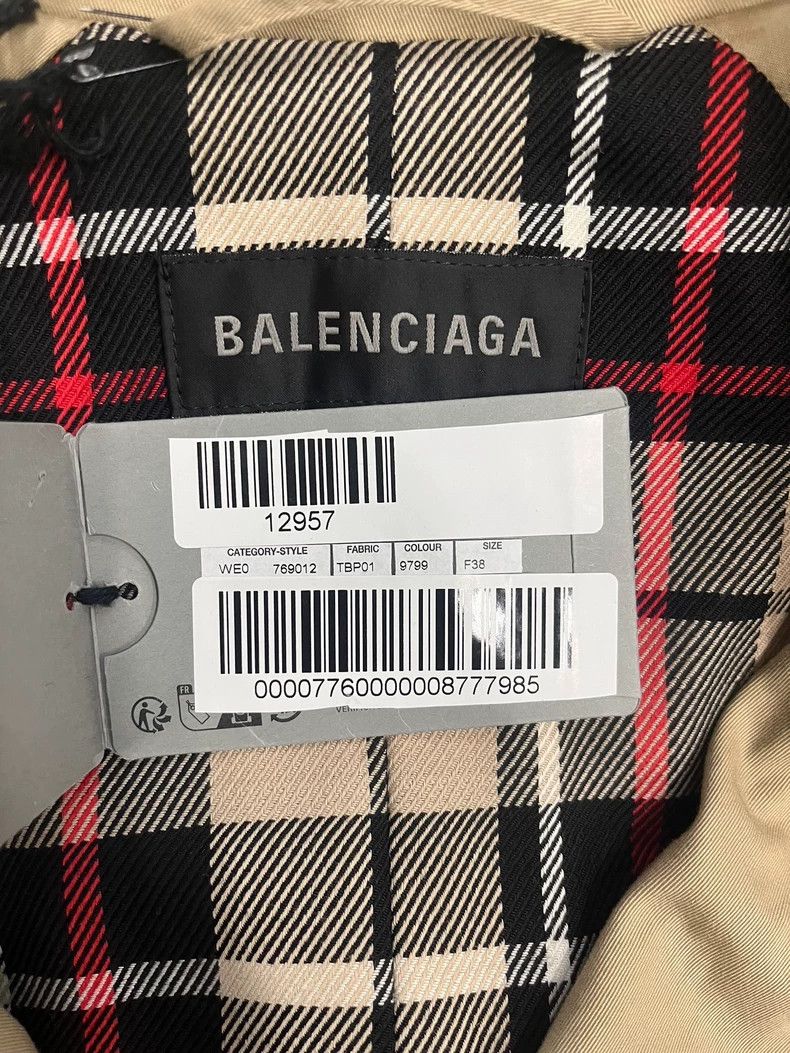 Balenciaga Balenciaga FW23 Solid Double Breasted Tunic Long Sleeve Loo Size XS / US 0-2 / IT 36-38 - 4 Thumbnail