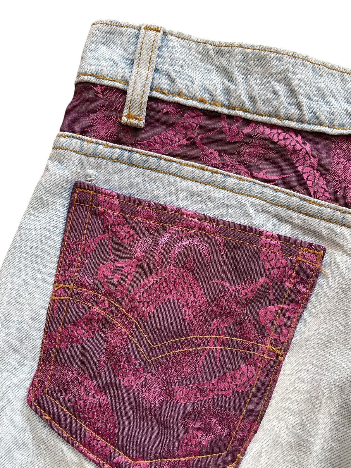 Levi's Vintage Clothing Vintage Levis 1 of 1 Reworked Destroyed Denim Size US 33 - 19 Thumbnail
