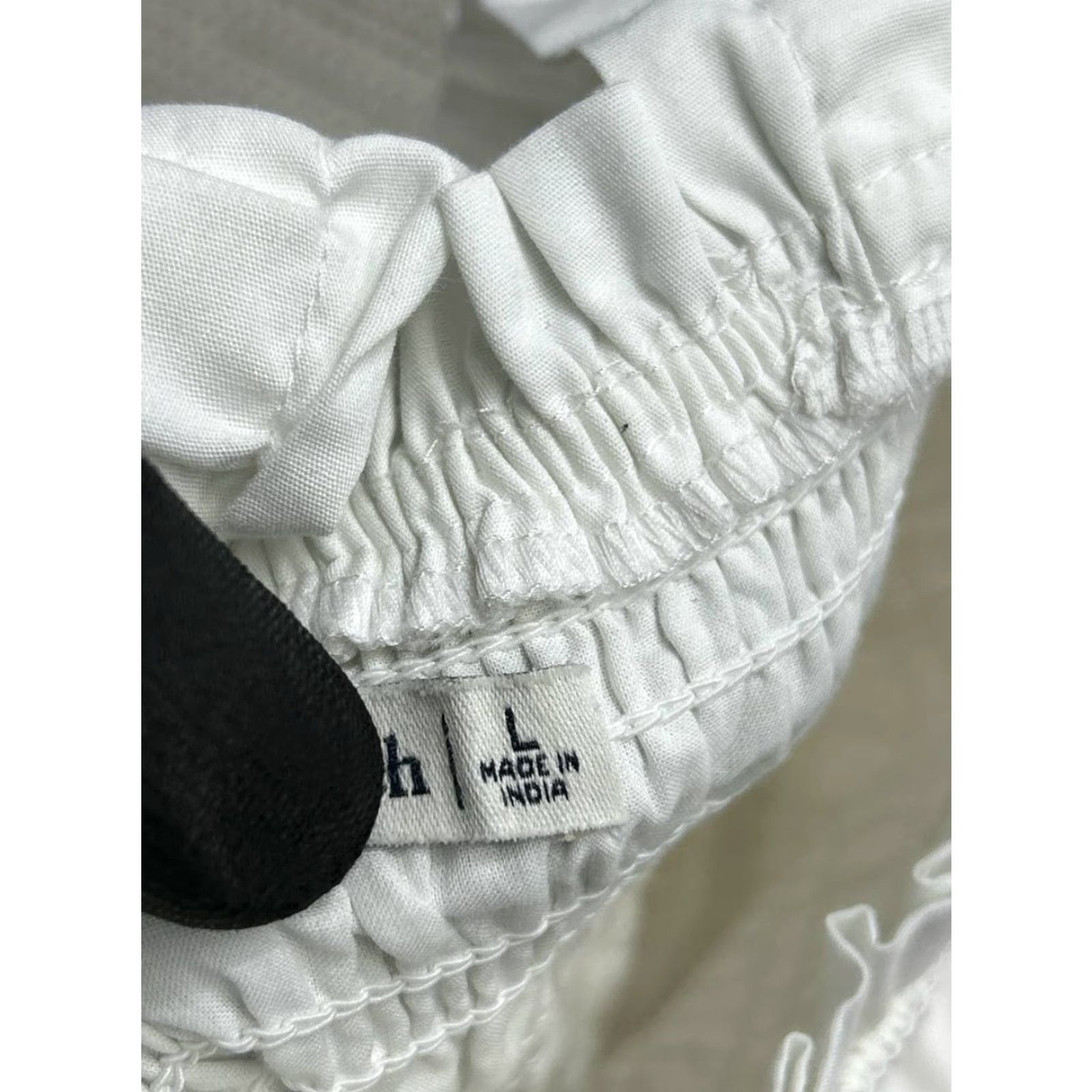 Abercrombie & Fitch Abercrombie & Fitch Dress Womens Large White Blouson Size L / US 10 / IT 46 - 4 Thumbnail