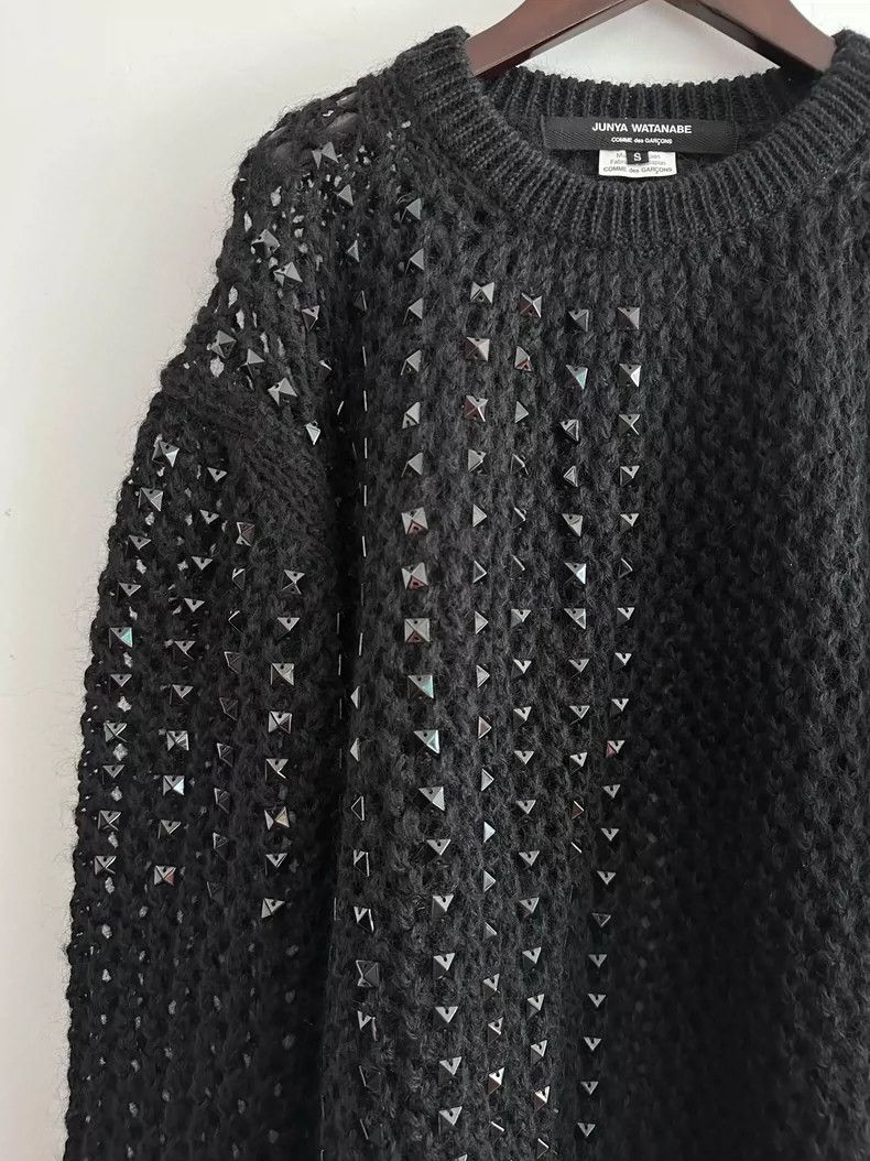 Junya Watanabe Junya Watanabe 2020 rivet decoration pullover sweater Size S / US 4 / IT 40 - 3 Thumbnail