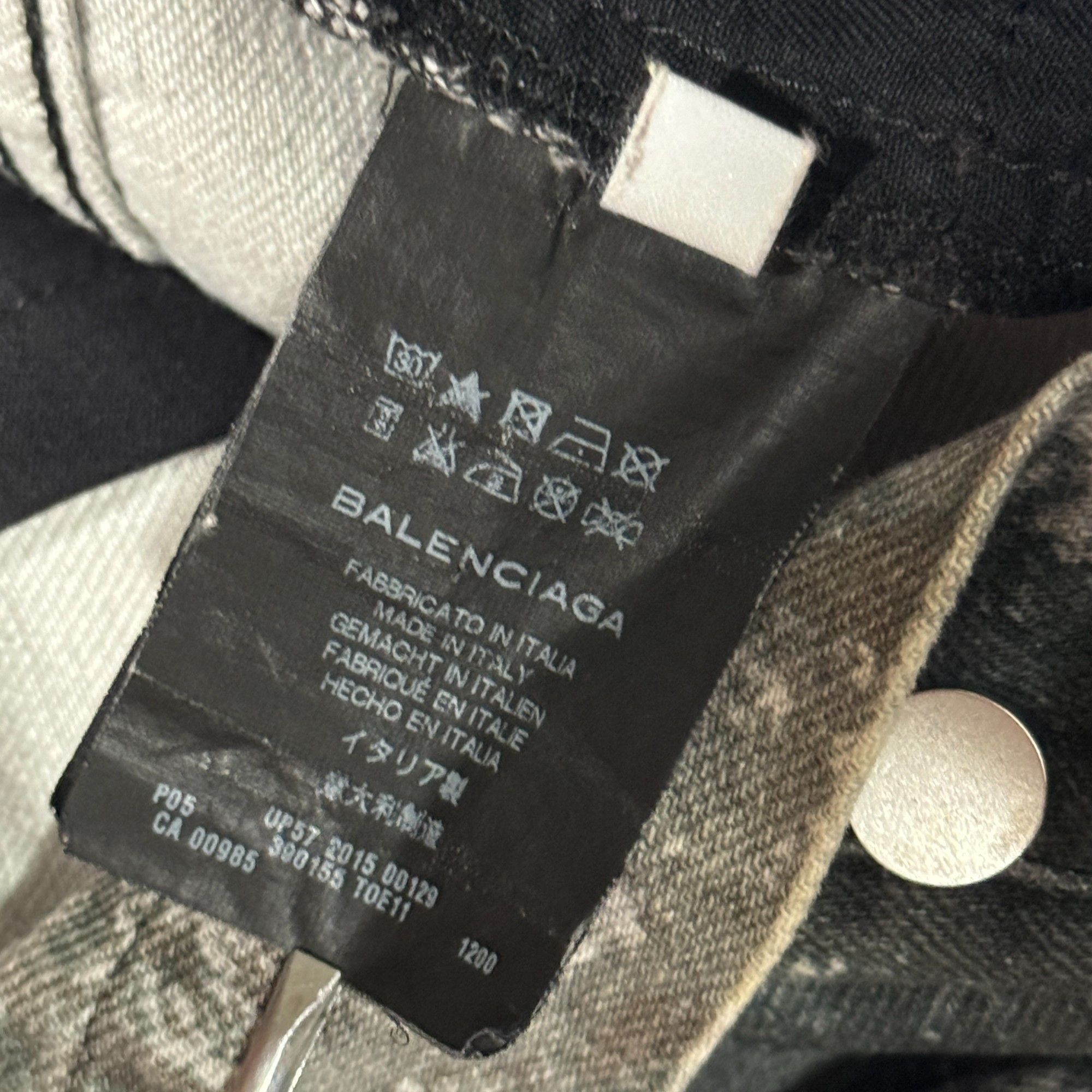 Balenciaga Balenciaga Grey Digital Camo Jeans Size US 30 / EU 46 - 5 Thumbnail