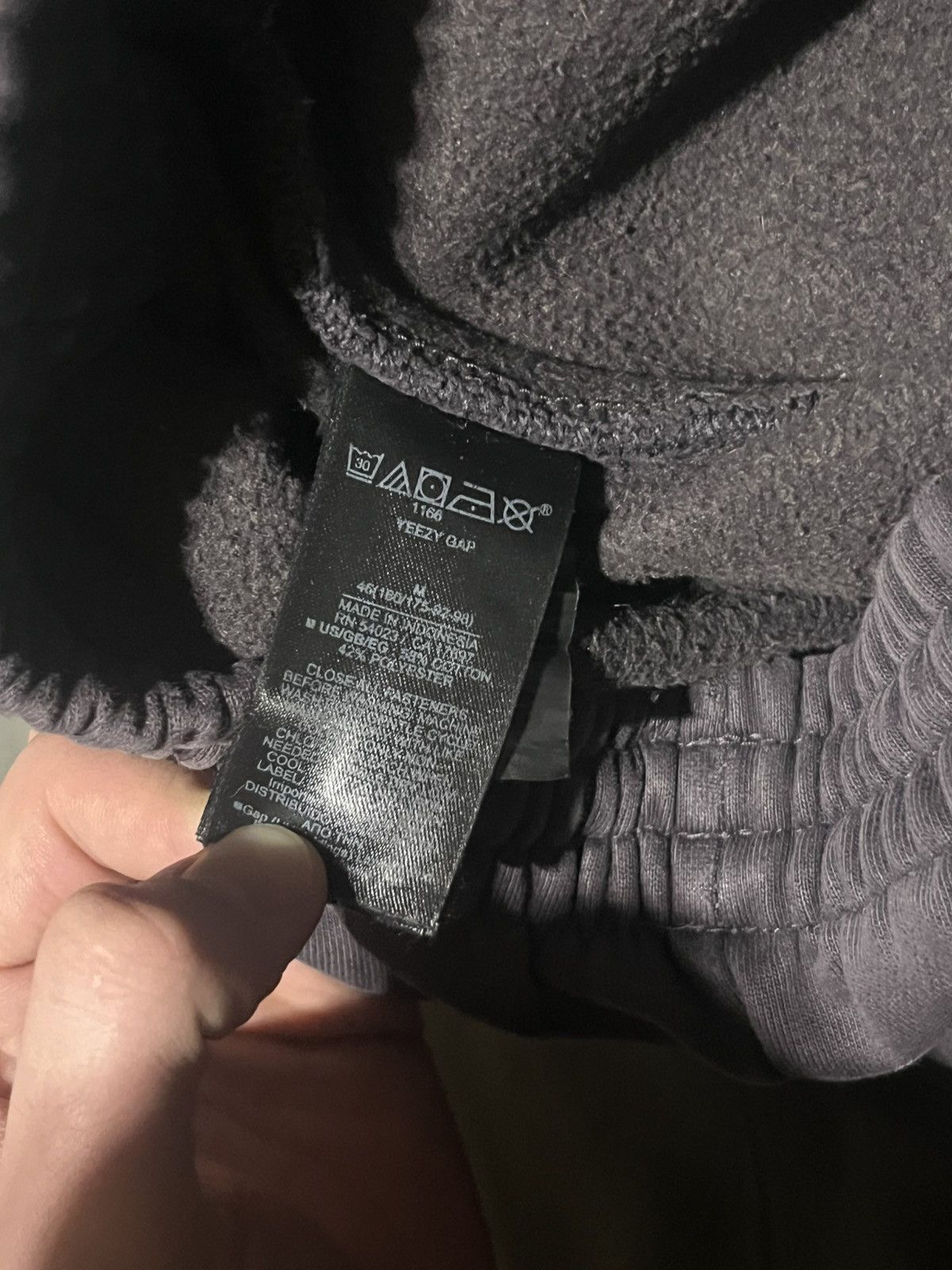 Yeezy Dark Grey Yzy Gap Sweatpants Engineered By Balenciaga Size US 32 / EU 48 - 5 Thumbnail