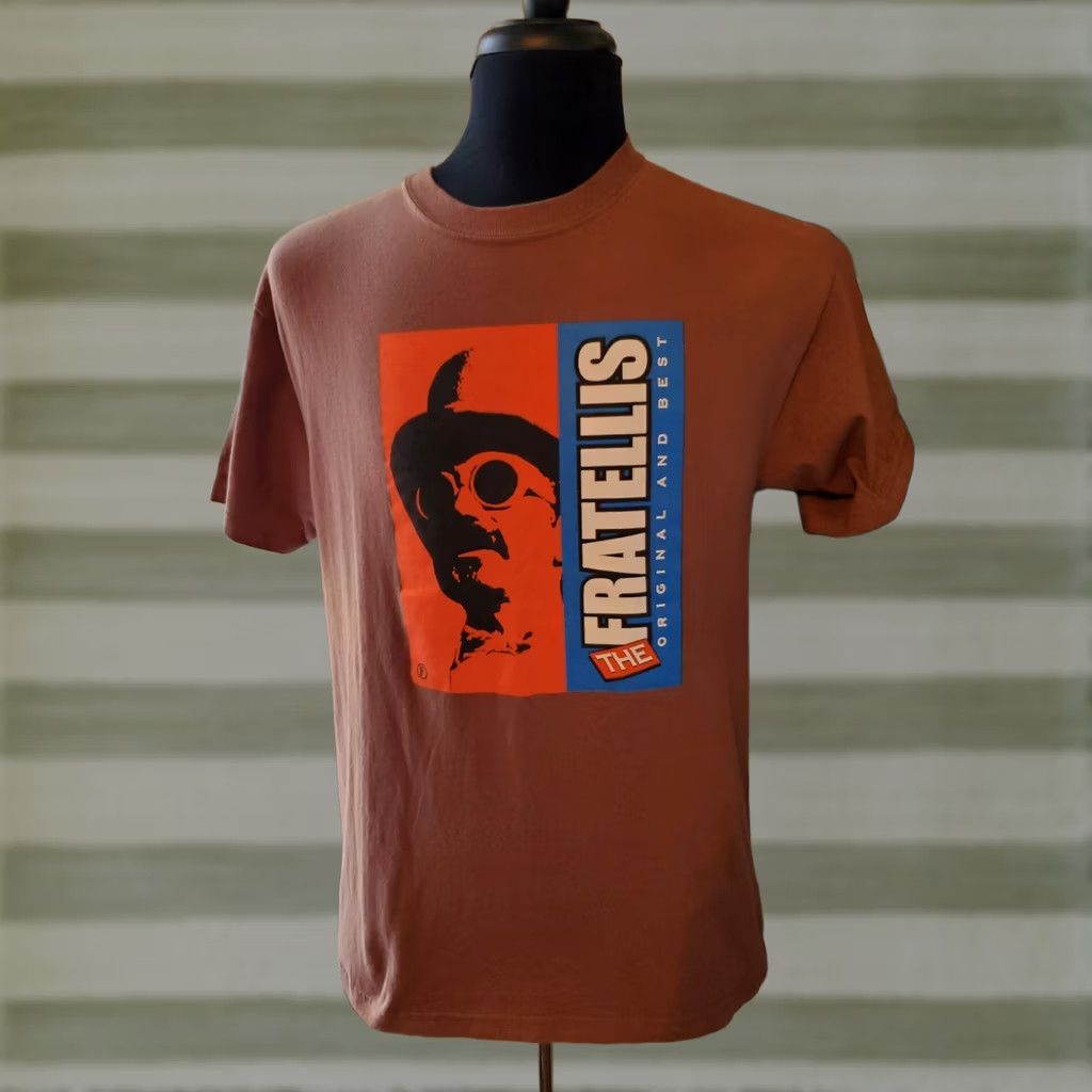 Gildan The Fratells Music T Shirt Size Medium Brown Men Size US M / EU 48-50 / 2 - 1 Preview