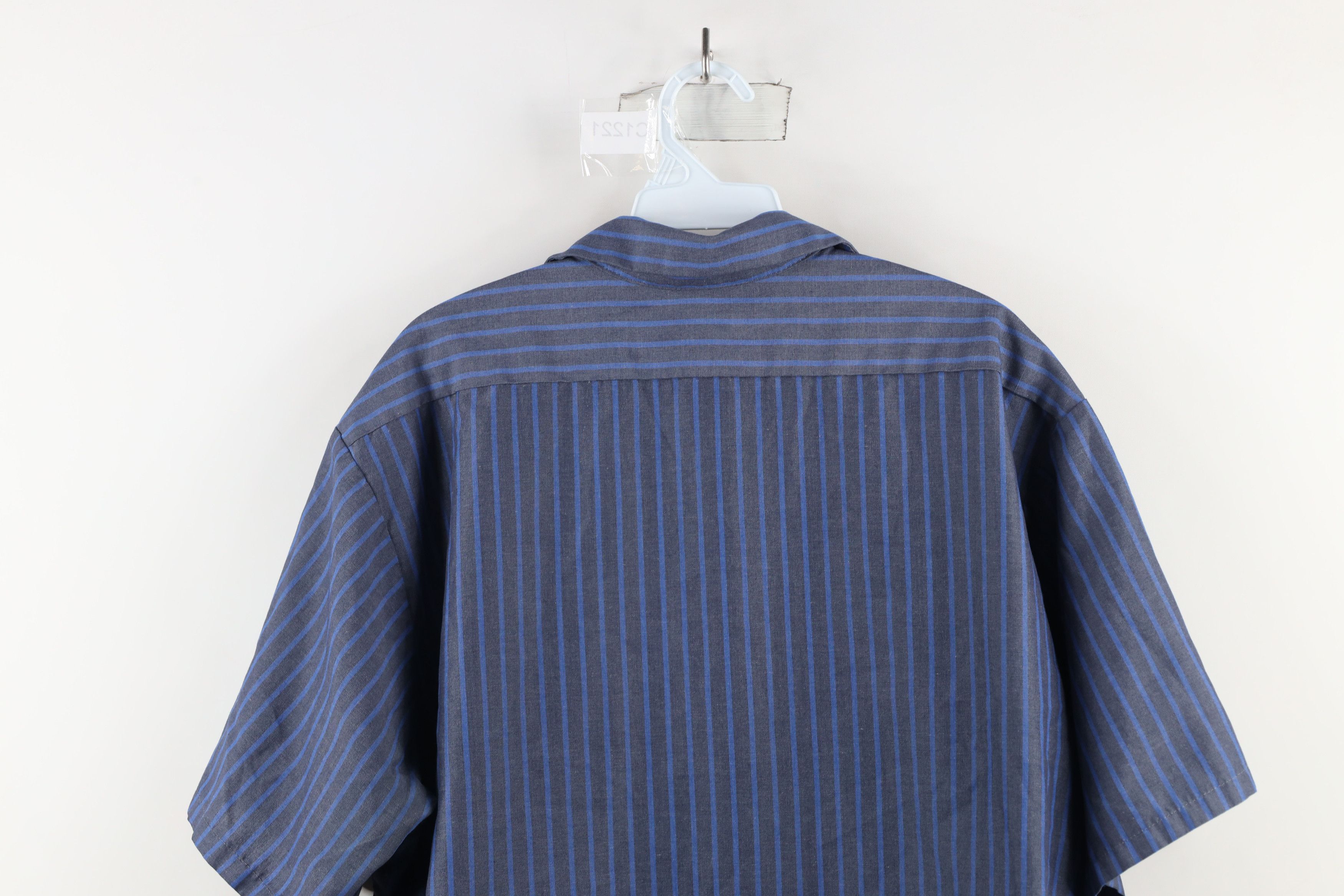 Vintage Vintage 90s Streetwear Workwear Mechanic Button Shirt Size US XL / EU 56 / 4 - 10 Thumbnail