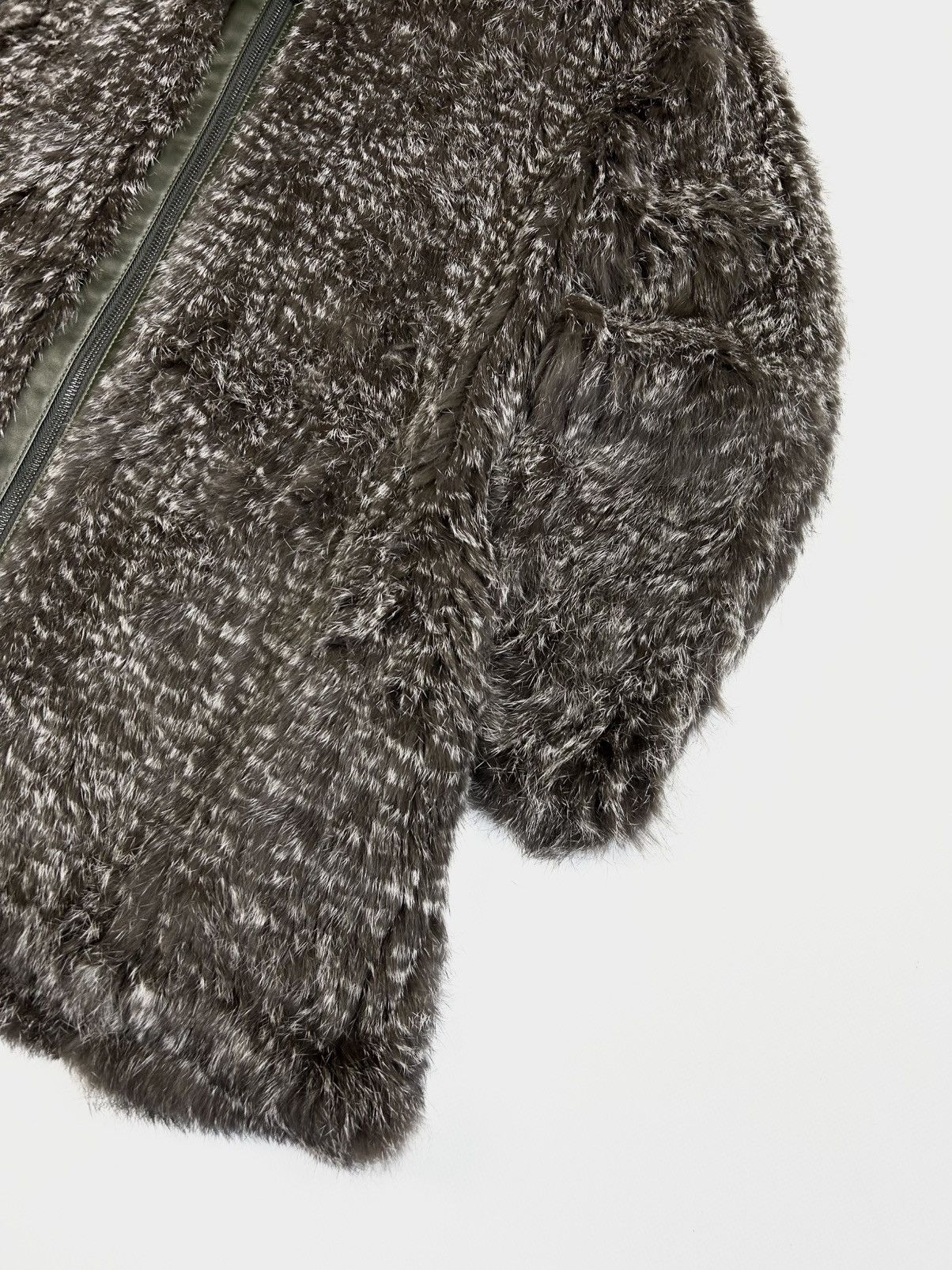 TWINSET × Vintage rare Twin Set Simona Barbieri Fur Cardi Coat Avant Garde Size M / US 6-8 / IT 42-44 - 8 Thumbnail