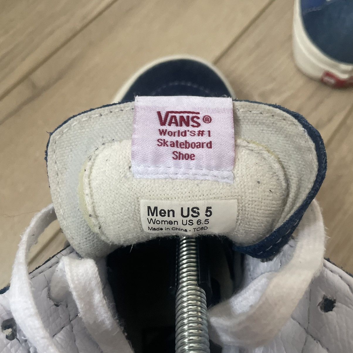 Vans Vans Off The Wall SK8-Hi Blue Size US 7.5 / IT 37.5 - 8 Thumbnail