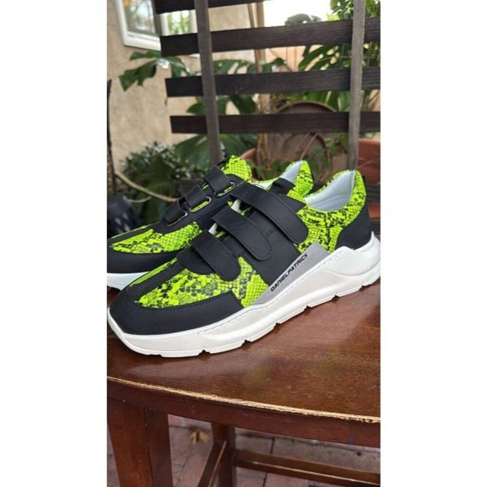 Daniel Patrick DANIEL PATRICK Men's Shoes Size 42 (9) velcro snake skin De Size US 9 / EU 42 - 1 Thumbnail
