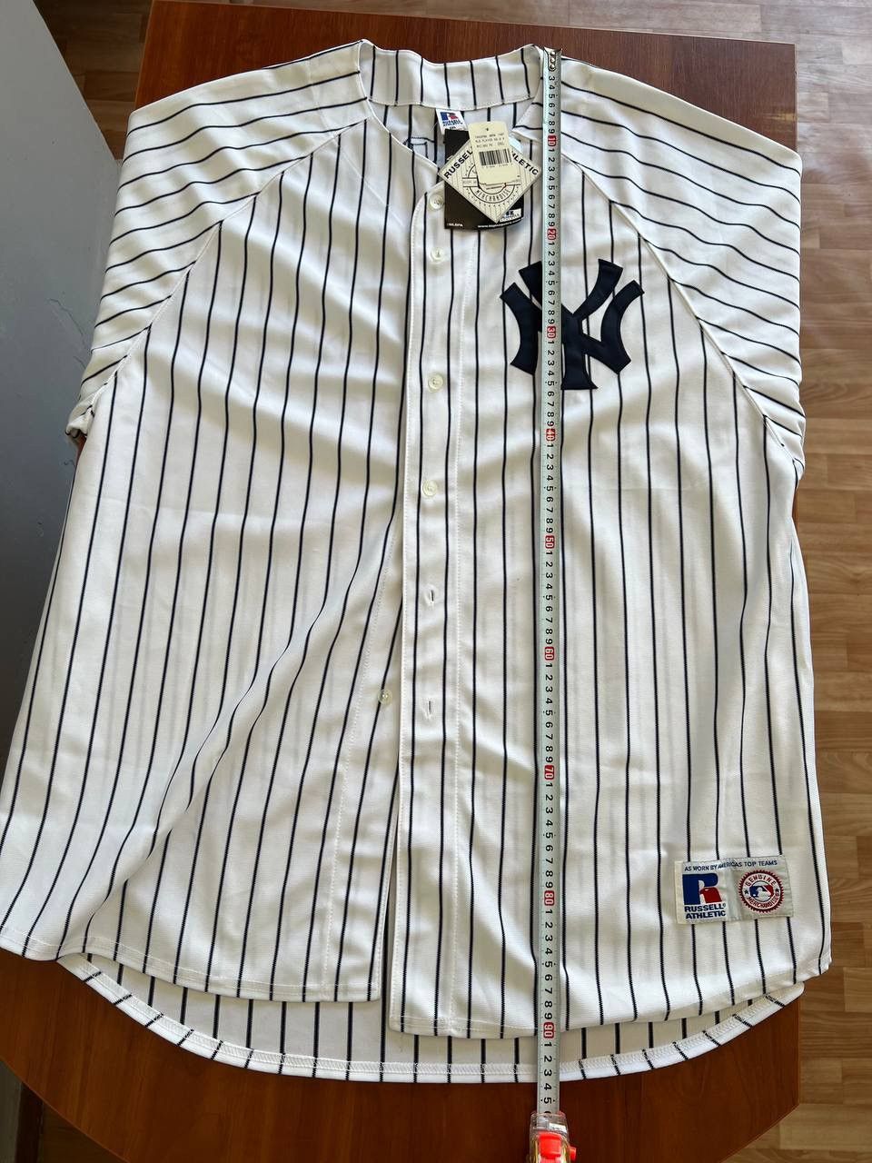 Vintage NEW! RUSSEL NEW YORK YANKEES #55 MATSUI BASEBALL MLB SHIRT Size US XXL / EU 58 / 5 - 14 Thumbnail