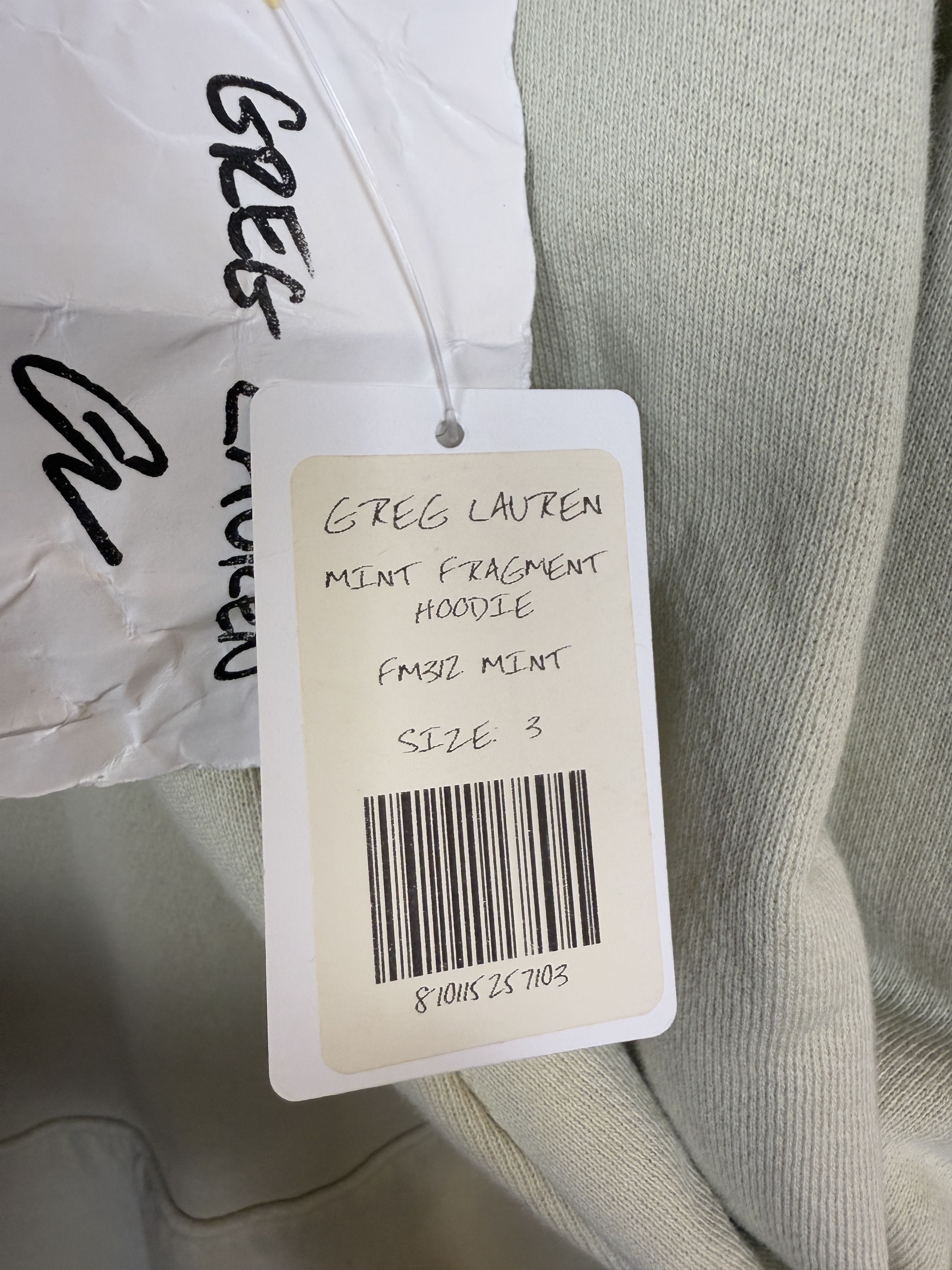 Greg Lauren Greg Lauren Mint Fragment Hoodie 3 Size US L / EU 52-54 / 3 - 7 Thumbnail