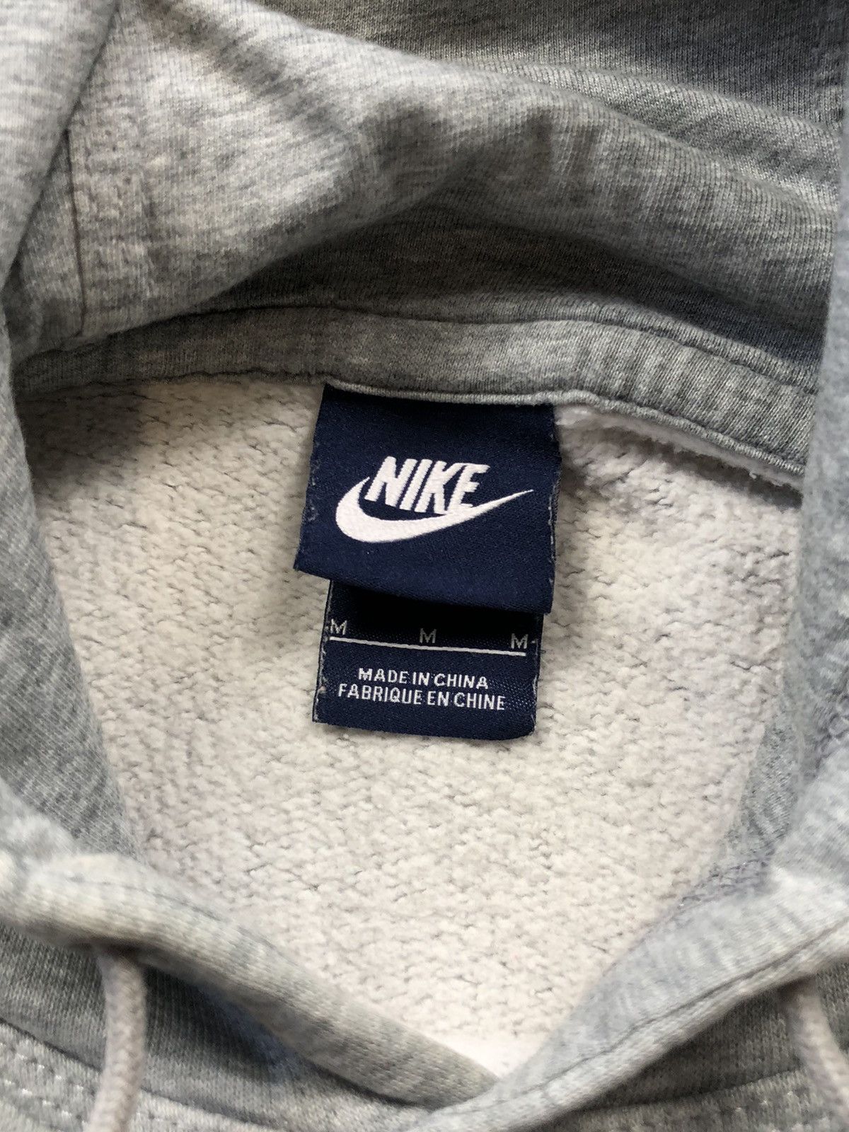 Nike × Vintage 90’s NIKE RETRO BIG CENTRAL LOGO Y2K HOODIE SWOOSH Size US M / EU 48-50 / 2 - 3 Thumbnail
