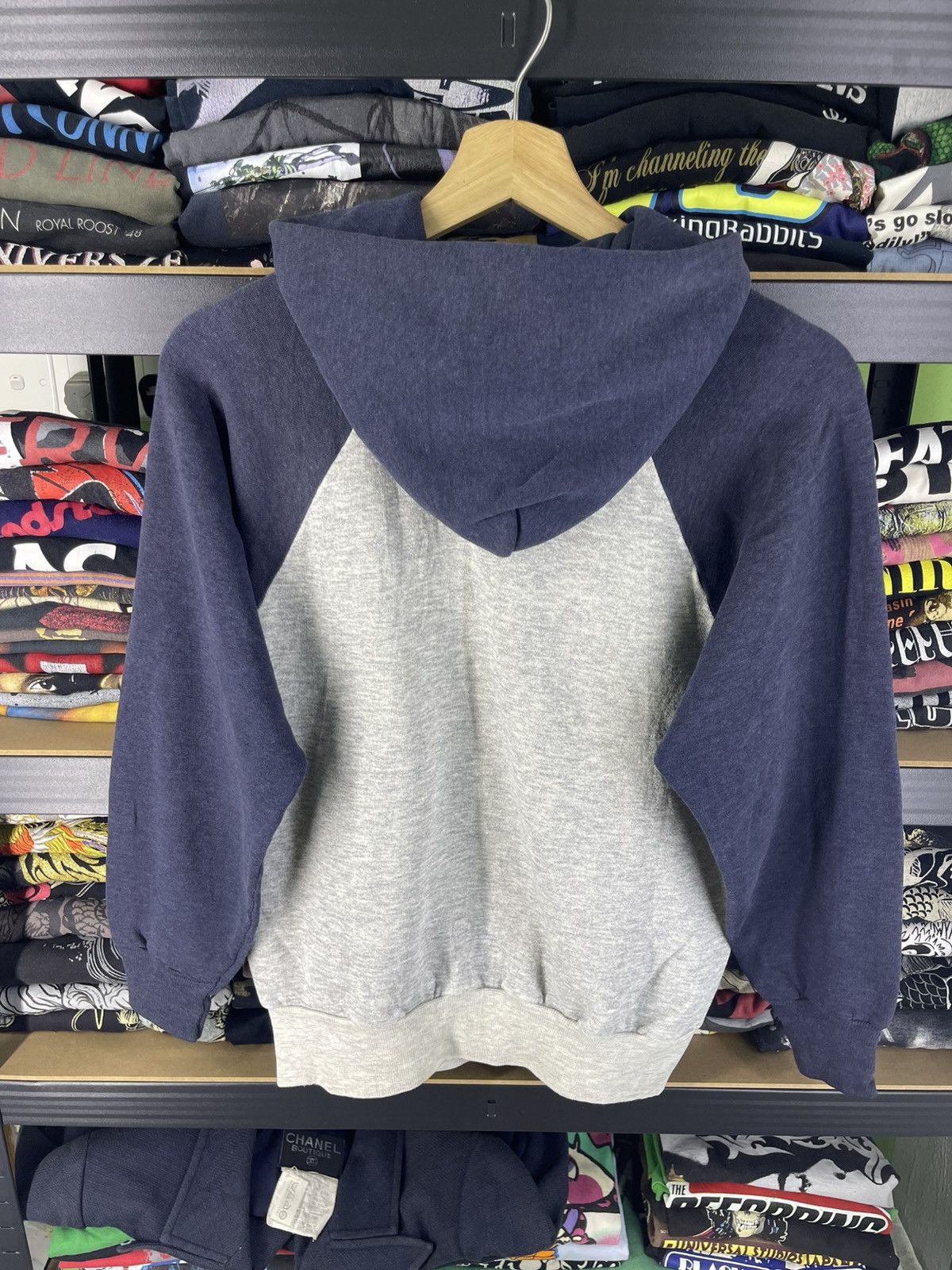 Nike Vintage 80's Nike Raglan Sleeve Halfzip Pullover Hoodie Size US M / EU 48-50 / 2 - 8 Thumbnail