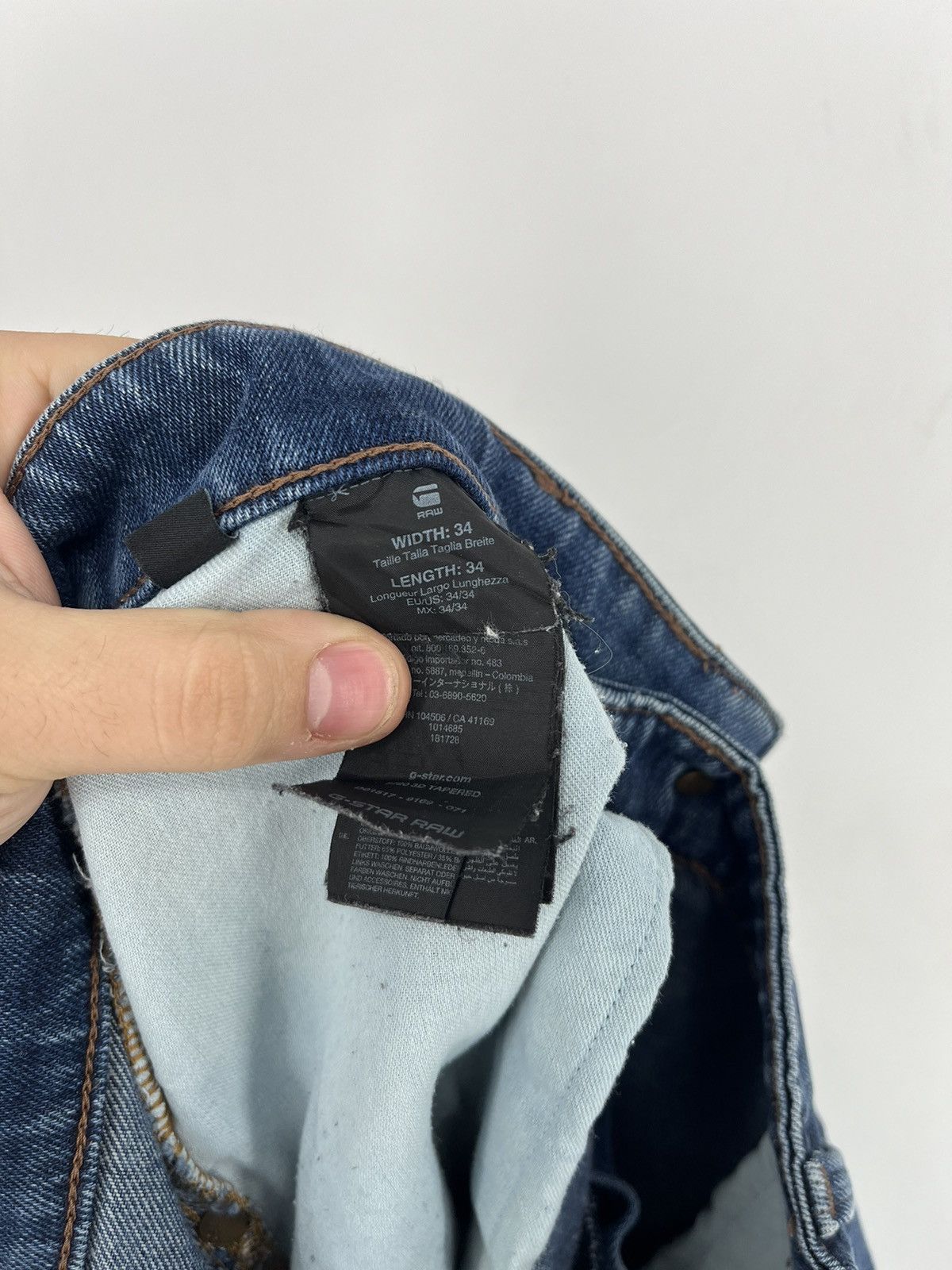 G-Star Vintage G star Raw Denim Avant Garde Pants jeans Rick style Size US 34 / EU 50 - 10 Thumbnail