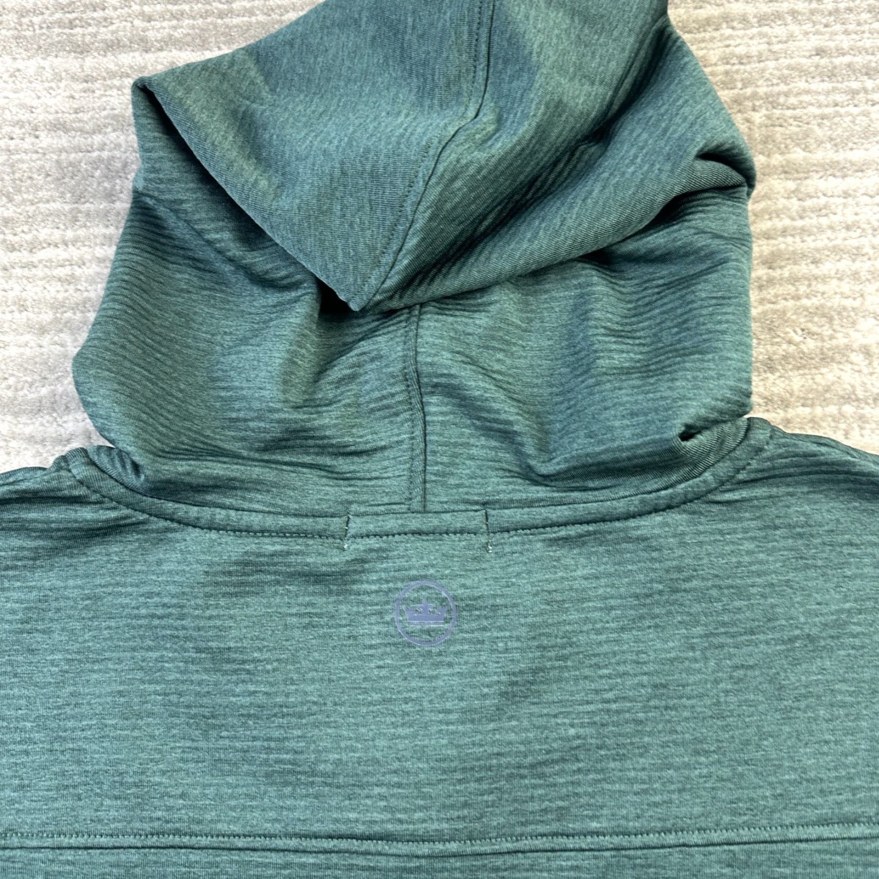 Peter Millar Peter Millar Hoodie Mens 2XL Green Beaumont Performance Golf Crown Sport Hooded Full Zip Ski Sports Mens Size US XXL / EU 58 / 5 - 6 Thumbnail