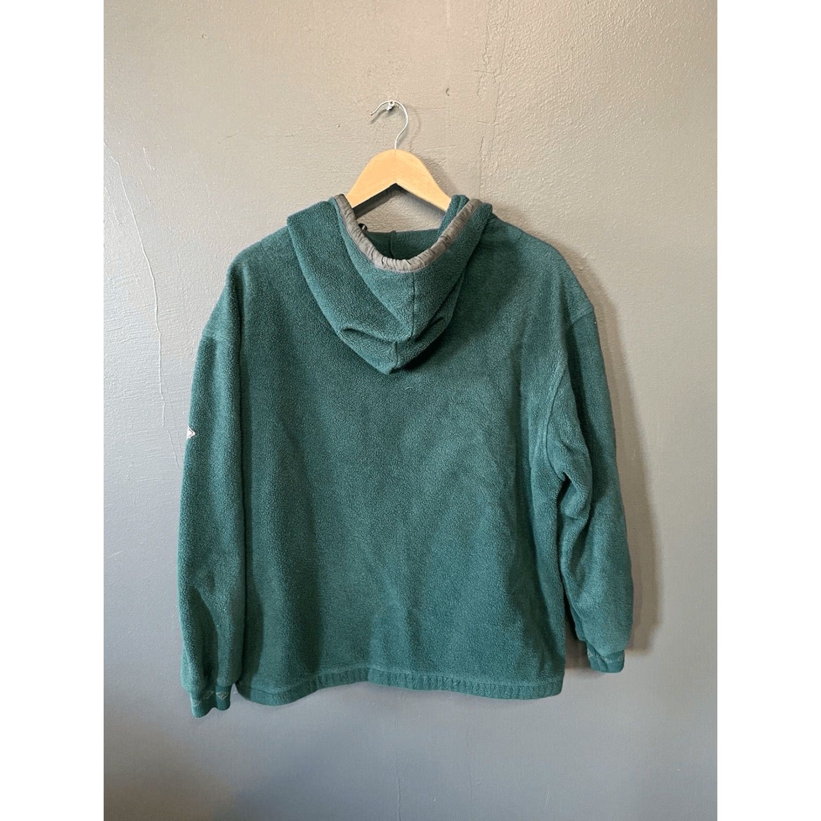 Eddie Bauer Y2K Eddie Bauer Mens Green Fleece Full Zip Hooded Jacket Size S Size US S / EU 44-46 / 1 - 2 Thumbnail