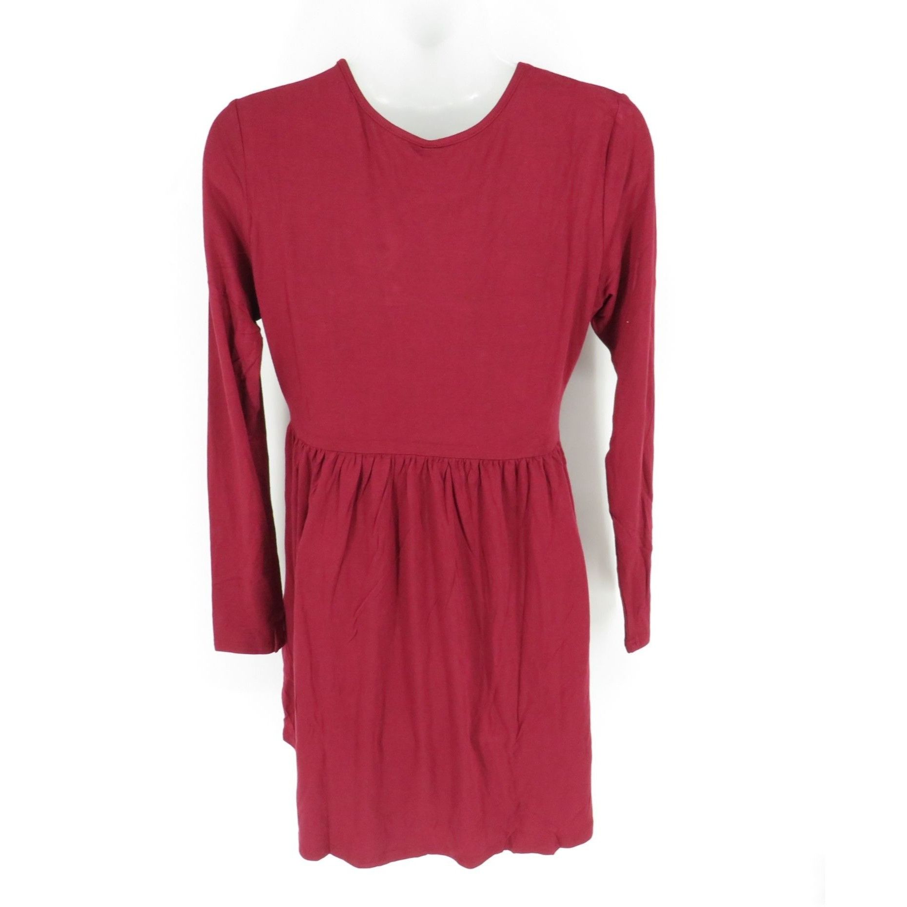 Other Longyuan Womens Medium Red Long Sleeve Tunic Dress NWT Size M / US 6-8 / IT 42-44 - 4 Thumbnail