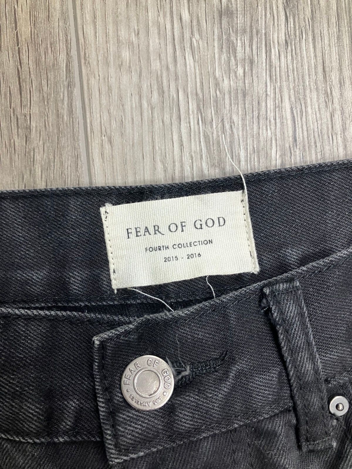 Fear of God Fear of God Fourth Collection Black Skinny Jeans