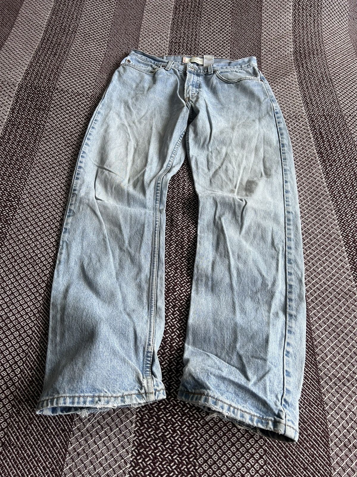 Levi's Vintage Levis 505 Jeans 90s Regular Fit Wash Denim Size W33 Size US 33 - 9 Thumbnail