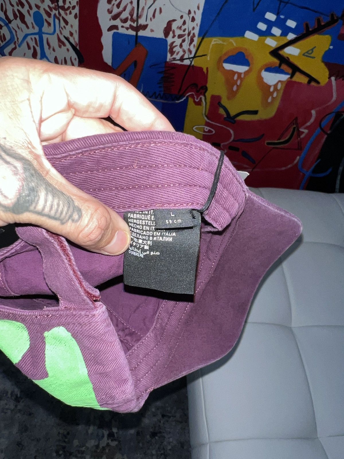 Balenciaga Balenciaga BB SPRAYED HAT Size ONE SIZE - 5 Thumbnail