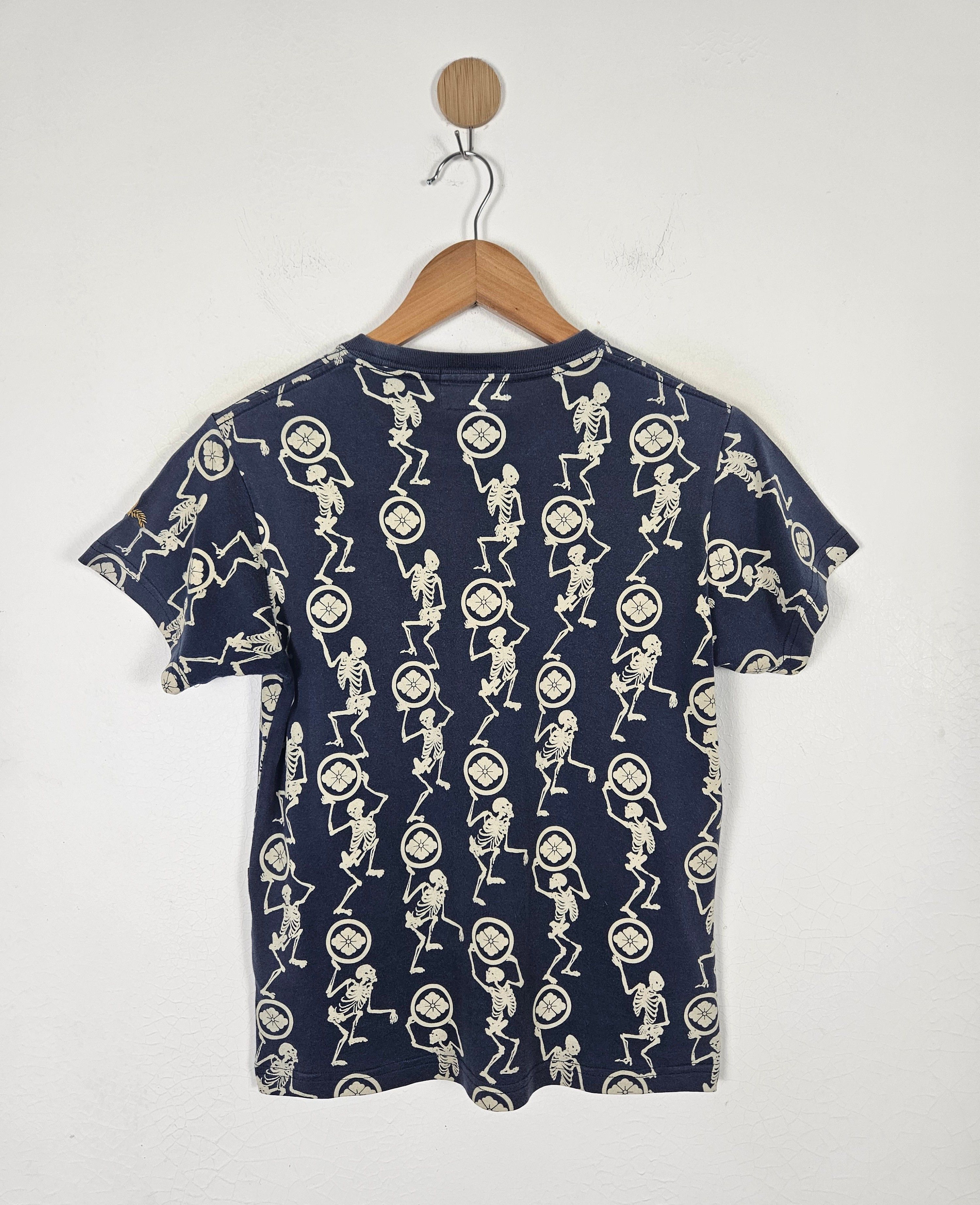 Evisu Evisu skeleton Shirt Size US S / EU 44-46 / 1 - 3 Thumbnail