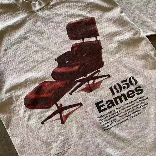 VIBE Washed vintage distressed recliner print tee Size US L / EU 52-54 / 3 - 6 Thumbnail