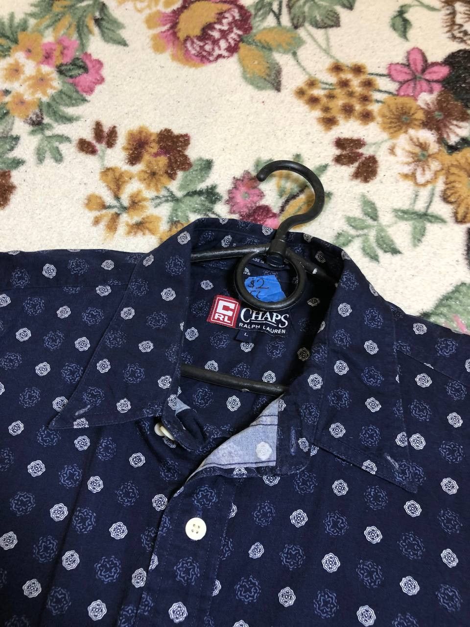 Polo Ralph Lauren vintage Chaps Ralph Lauren 100% cotton blue button-up shirt Size US L / EU 52-54 / 3 - 7 Thumbnail