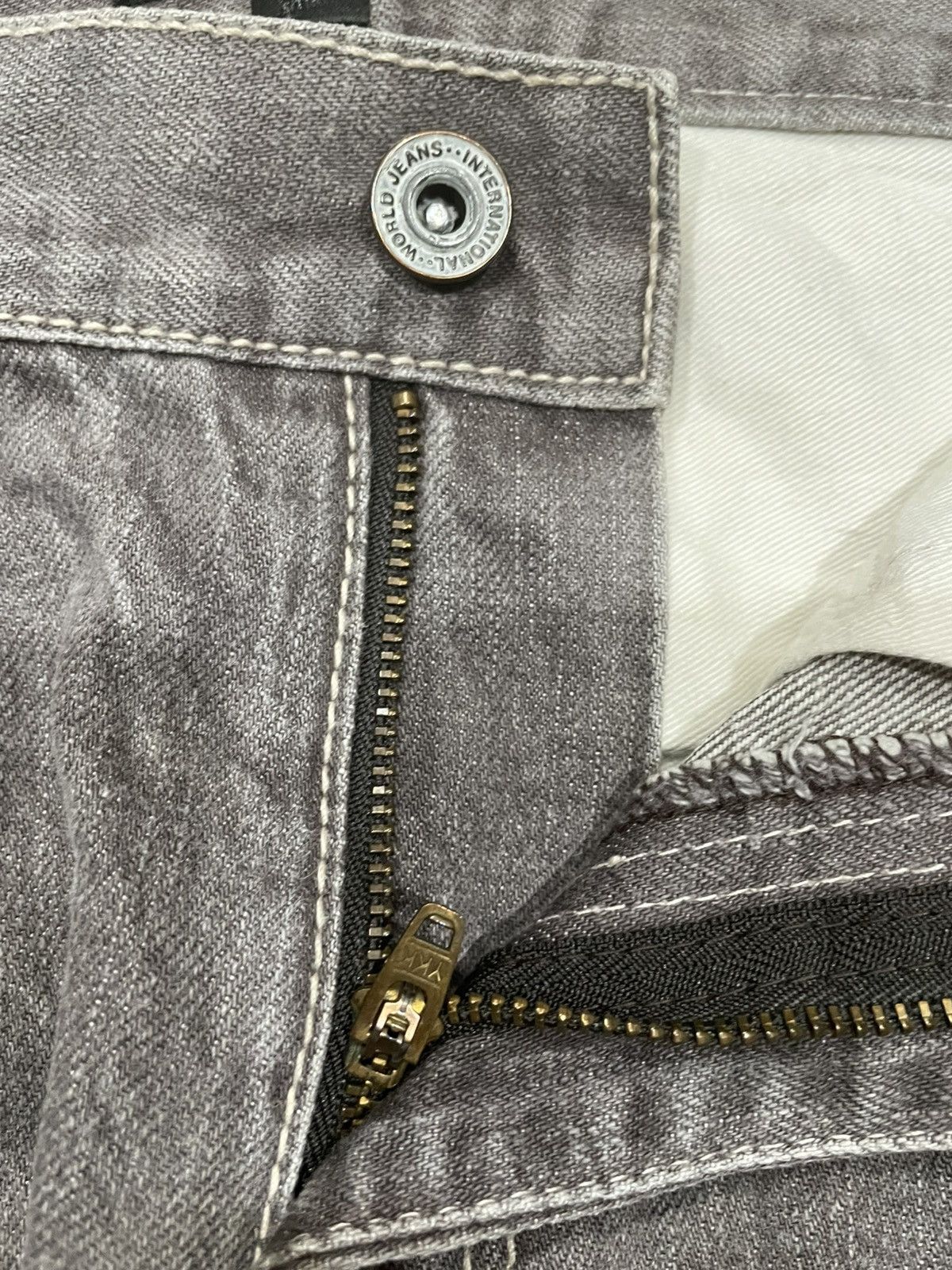 Japanese Brand Vintage Concave japanese Branh Faded Denim Keans Size US 31 - 7 Thumbnail