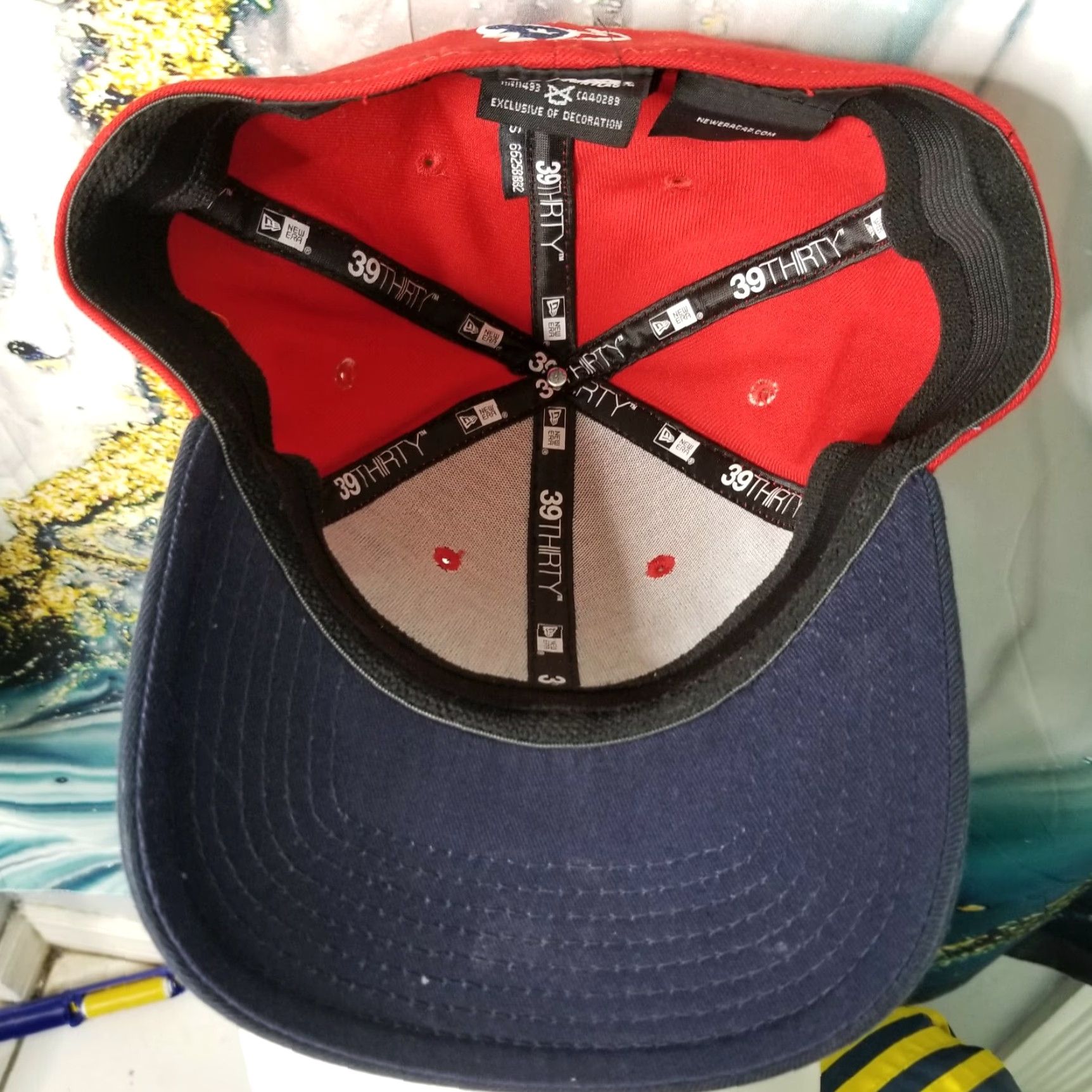 New Era NEW ERA Houston TEXANS Logo Baseball Fitted Hat Cap Red L Mens Size ONE SIZE - 5 Thumbnail