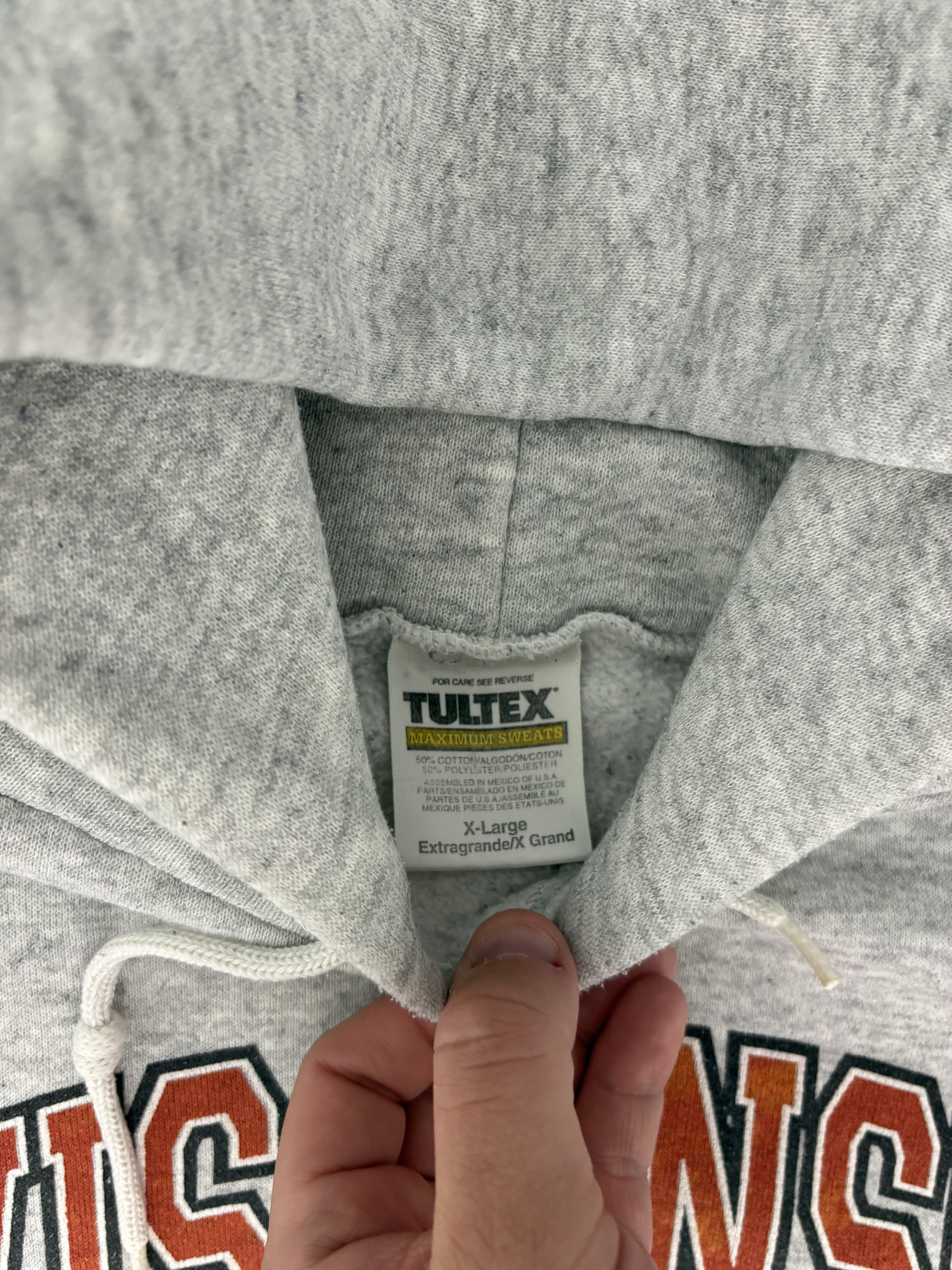 Vintage Wisconsin Badgers Vintage Grey Hoodie Sweater Size US XL / EU 56 / 4 - 6 Thumbnail