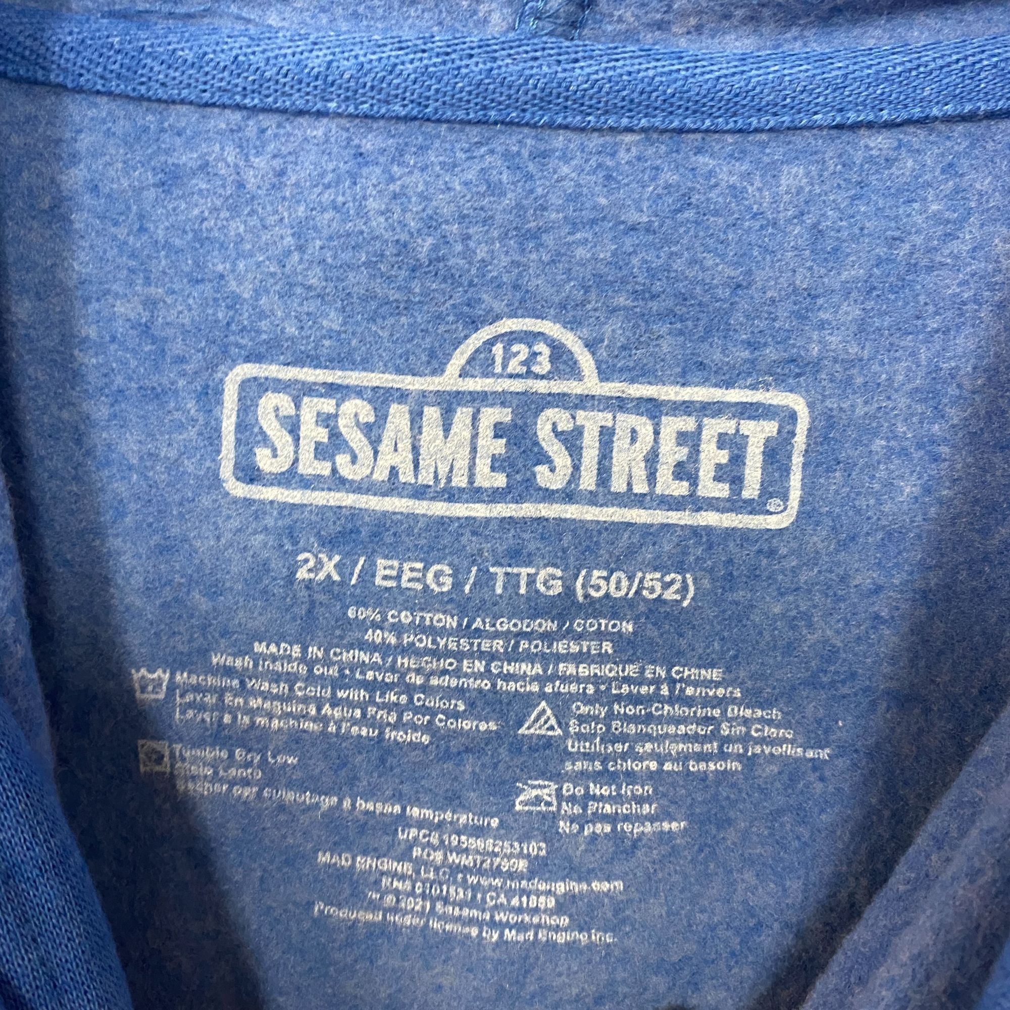 Other Everything I Know I Learned on the Streets Sesame Street Blu Size US XXL / EU 58 / 5 - 4 Thumbnail