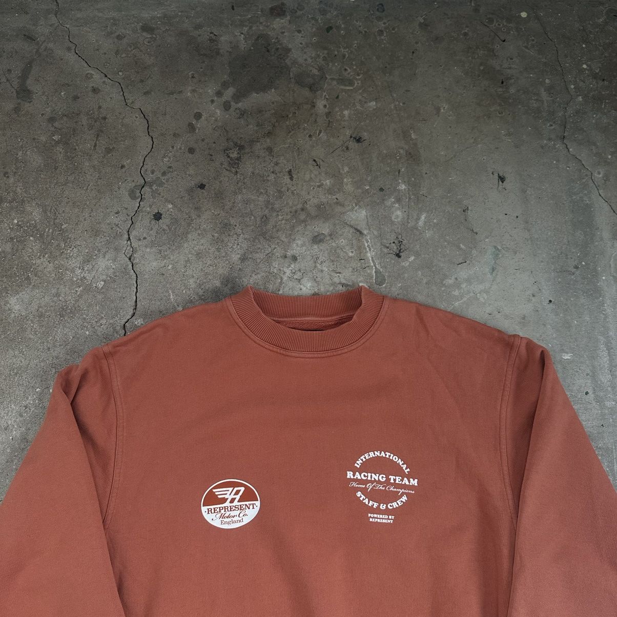 Represent Clo. Represent Racing Team Staff Logo Print Sweatshirt RARE Size US M / EU 48-50 / 2 - 2 Thumbnail