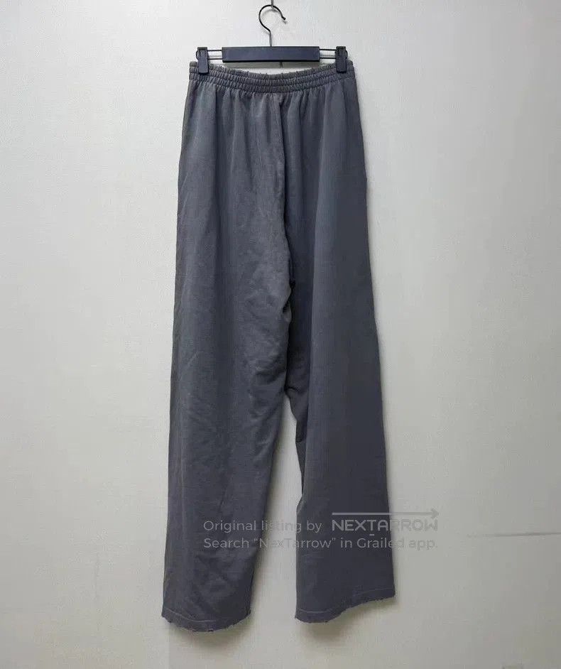 Balenciaga Balenciaga Black Grey Crackle Pants. Size US 36 / EU 52 - 4 Thumbnail