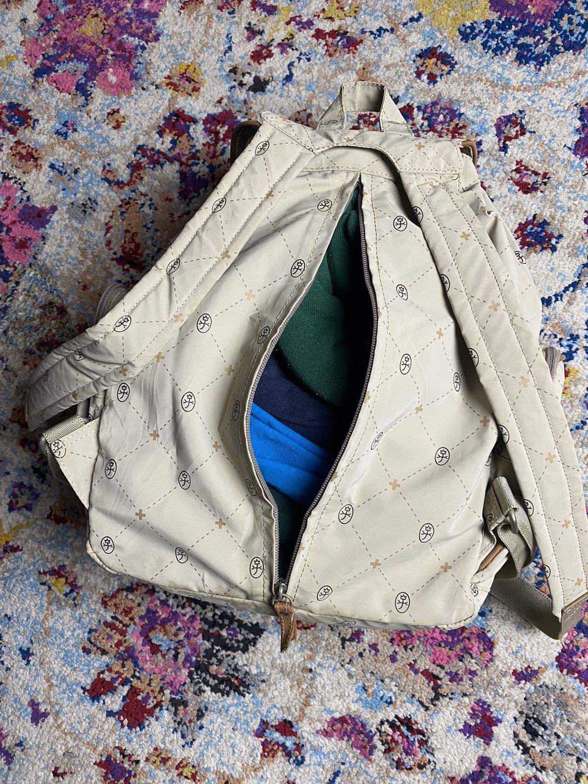Japanese Brand × Jean Charles De Castelbajac Jean Charles De Castelbajac Logo Monogram Women Bagpack OS Size ONE SIZE - 3 Thumbnail