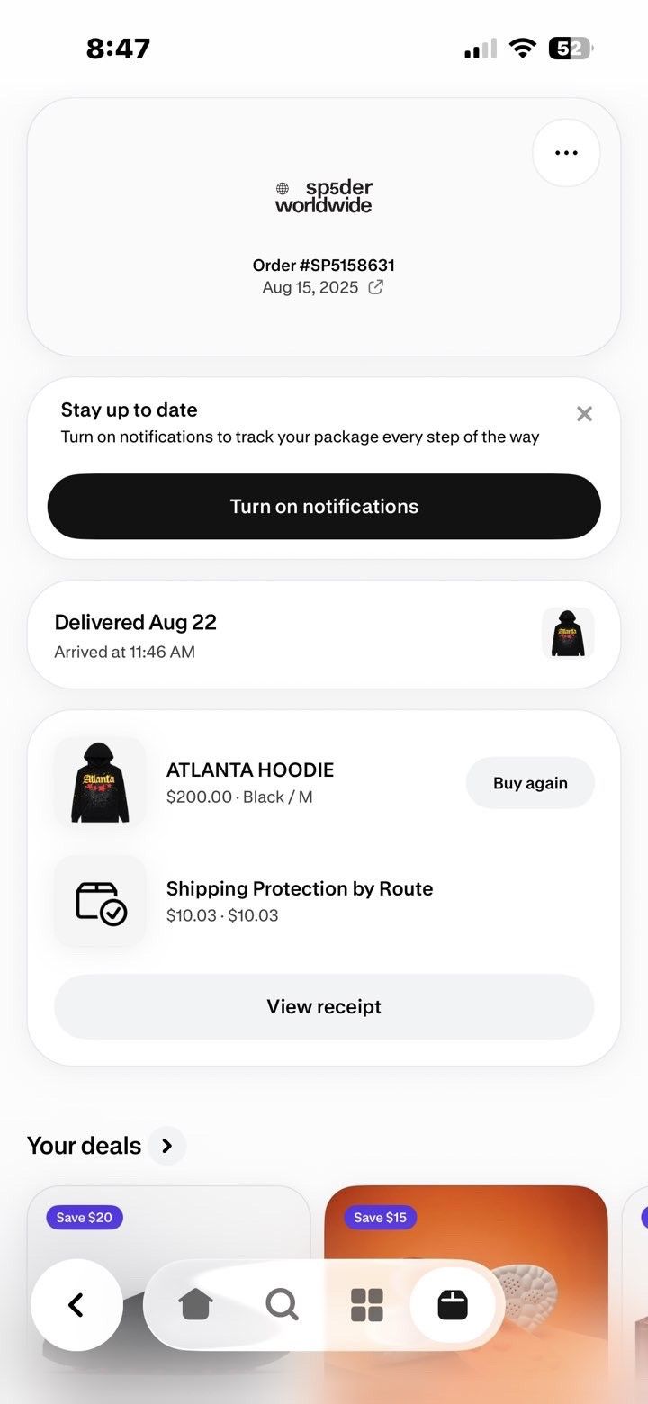Sp5der Sp5der FW25 Atlanta Hoodie Size US M / EU 48-50 / 2 - 8 Thumbnail