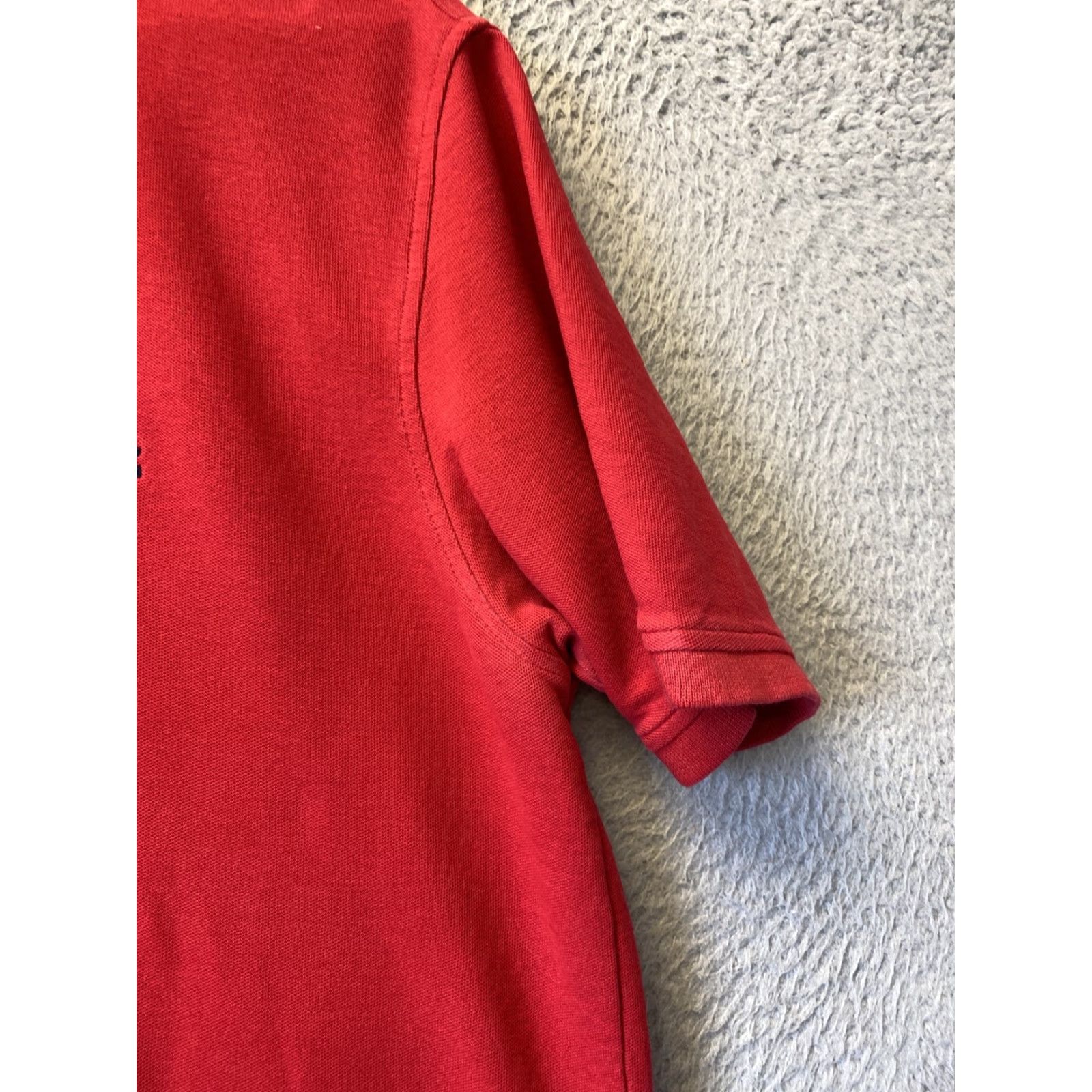 Izod Izod Advantage Performance Natural Mens Polo Shirt Red L Short leeve 40-68 Size US L / EU 52-54 / 3 - 4 Thumbnail