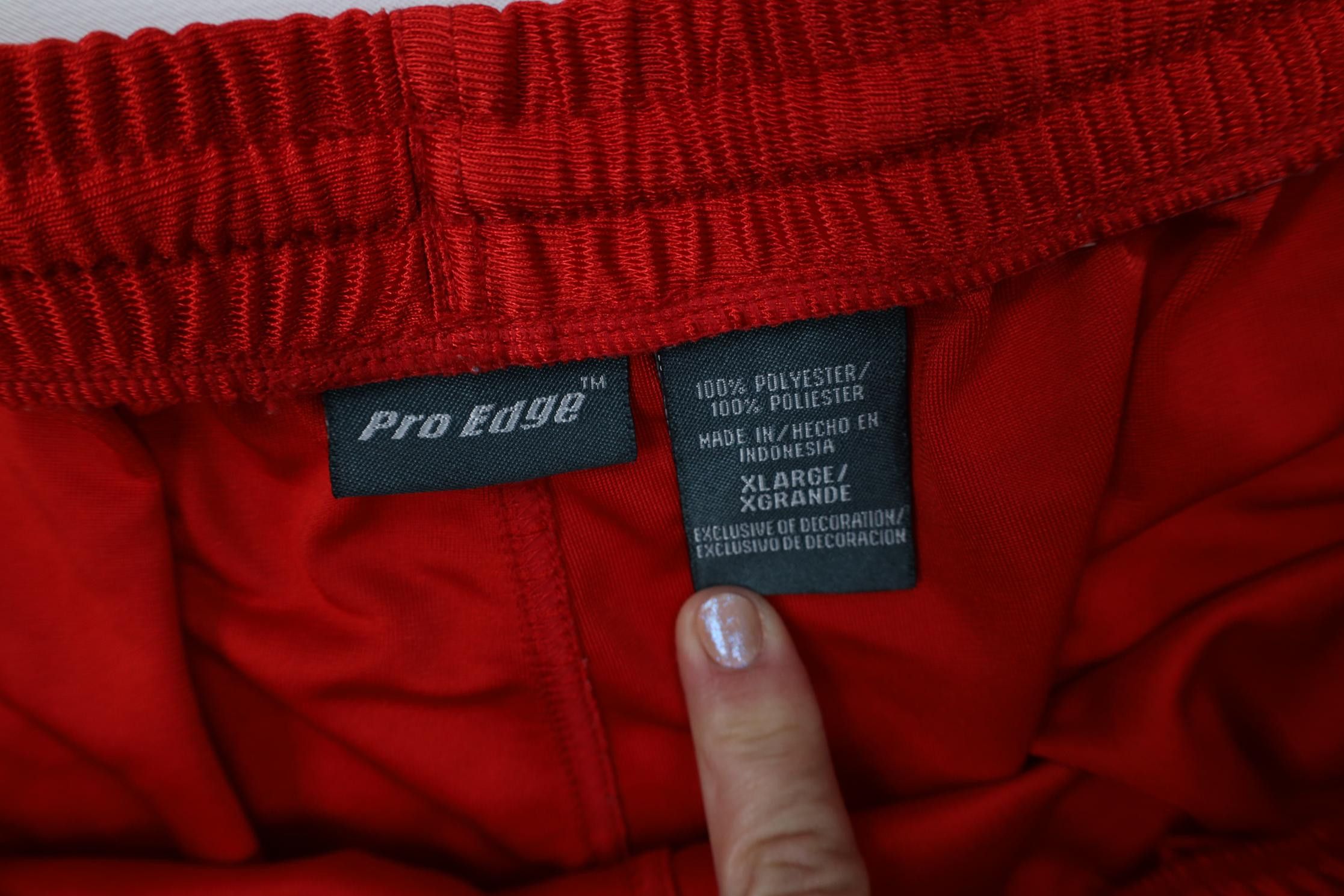 Vintage Vintage 90s Polyester Dazzle Detroit Red Wings Hockey Shorts Size US 36 / EU 52 - 6 Thumbnail