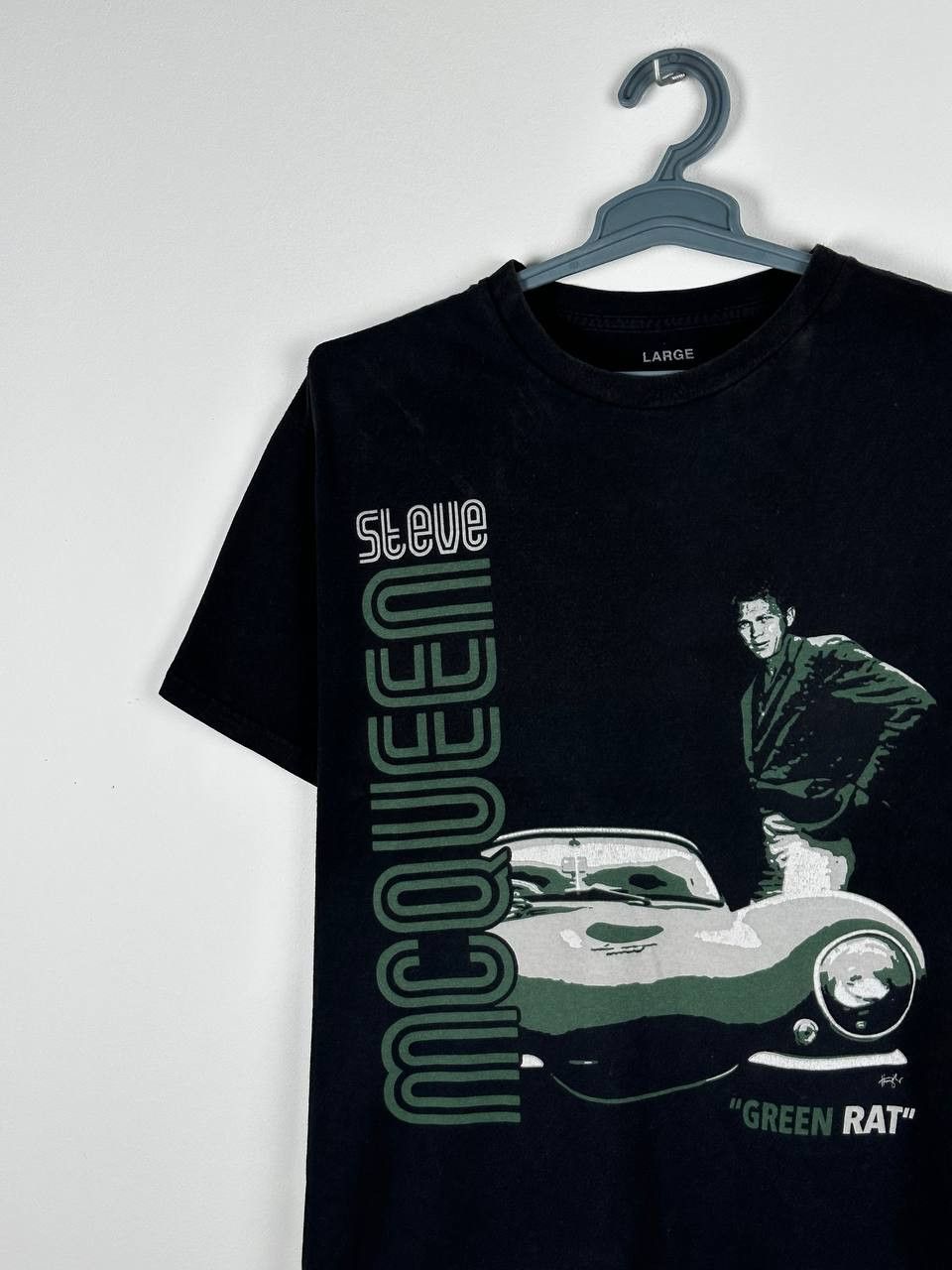 Other Green Rat Steve McQueen Art By Nicolas Hunziker T-Shirt Size US L / EU 52-54 / 3 - 3 Thumbnail