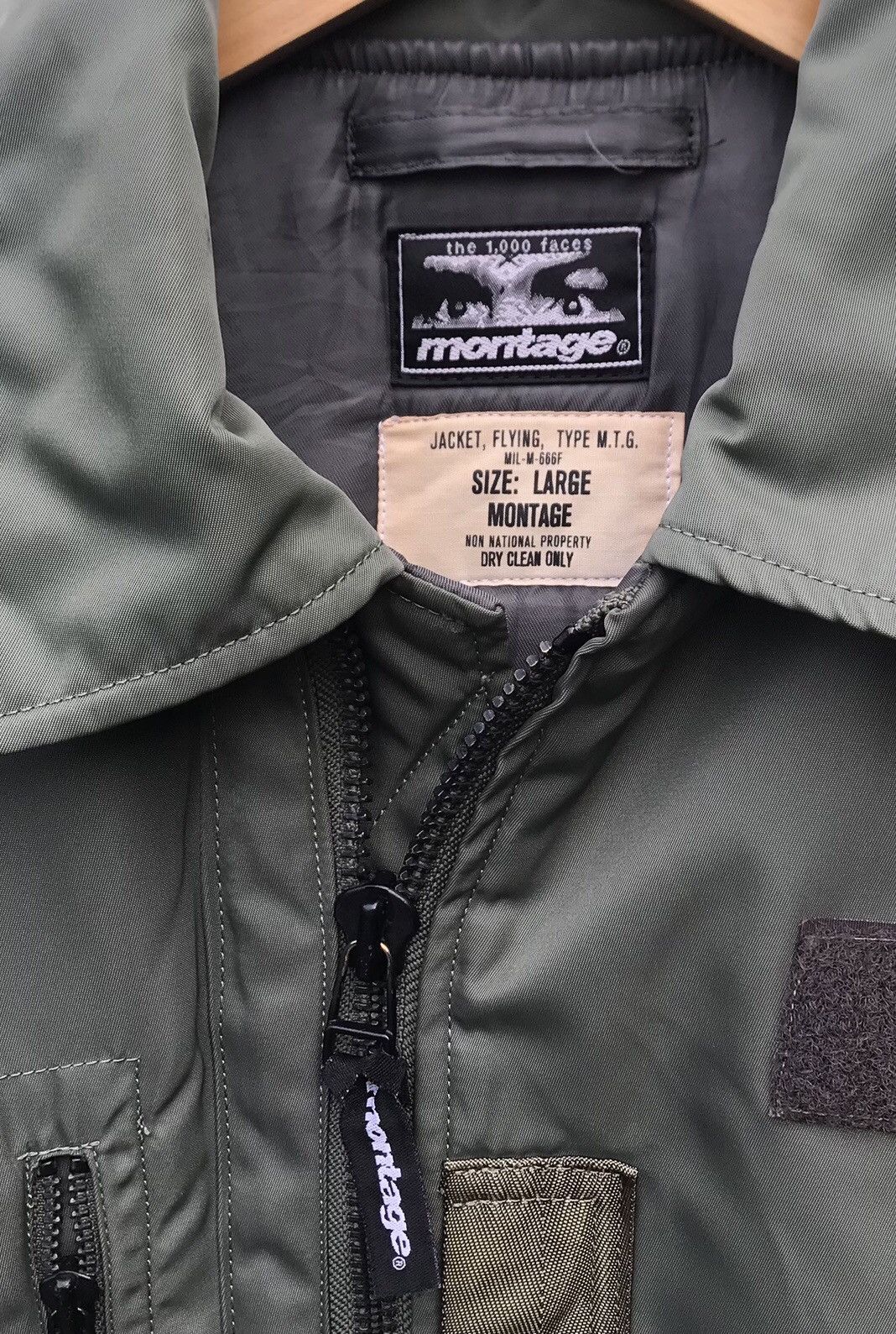 Montage The 1000 Face Montage Bombers Military Streetwear Jacket Size US L / EU 52-54 / 3 - 2 Thumbnail